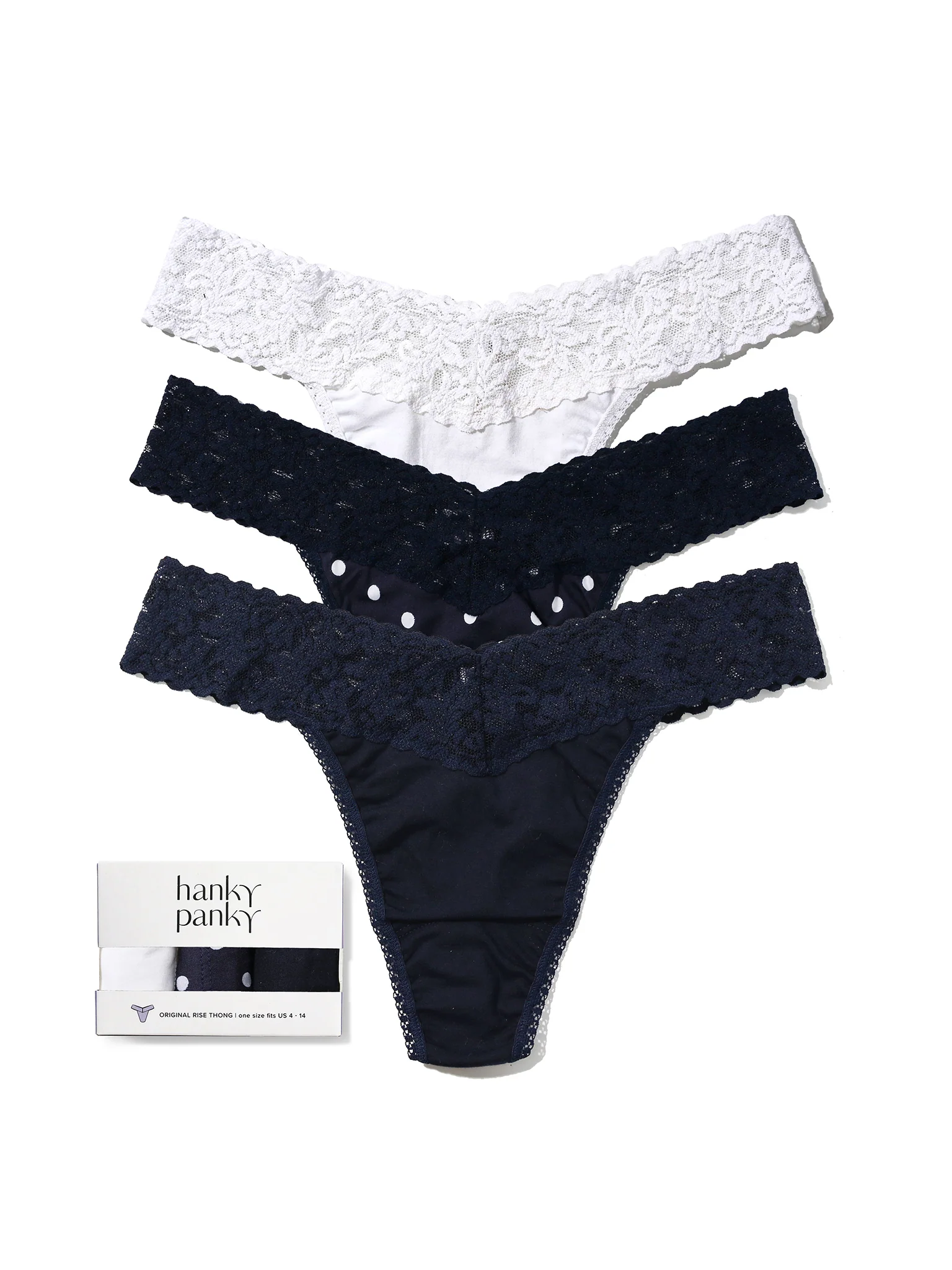 3 Pack Supima® Cotton Original Rise Thongs Sale