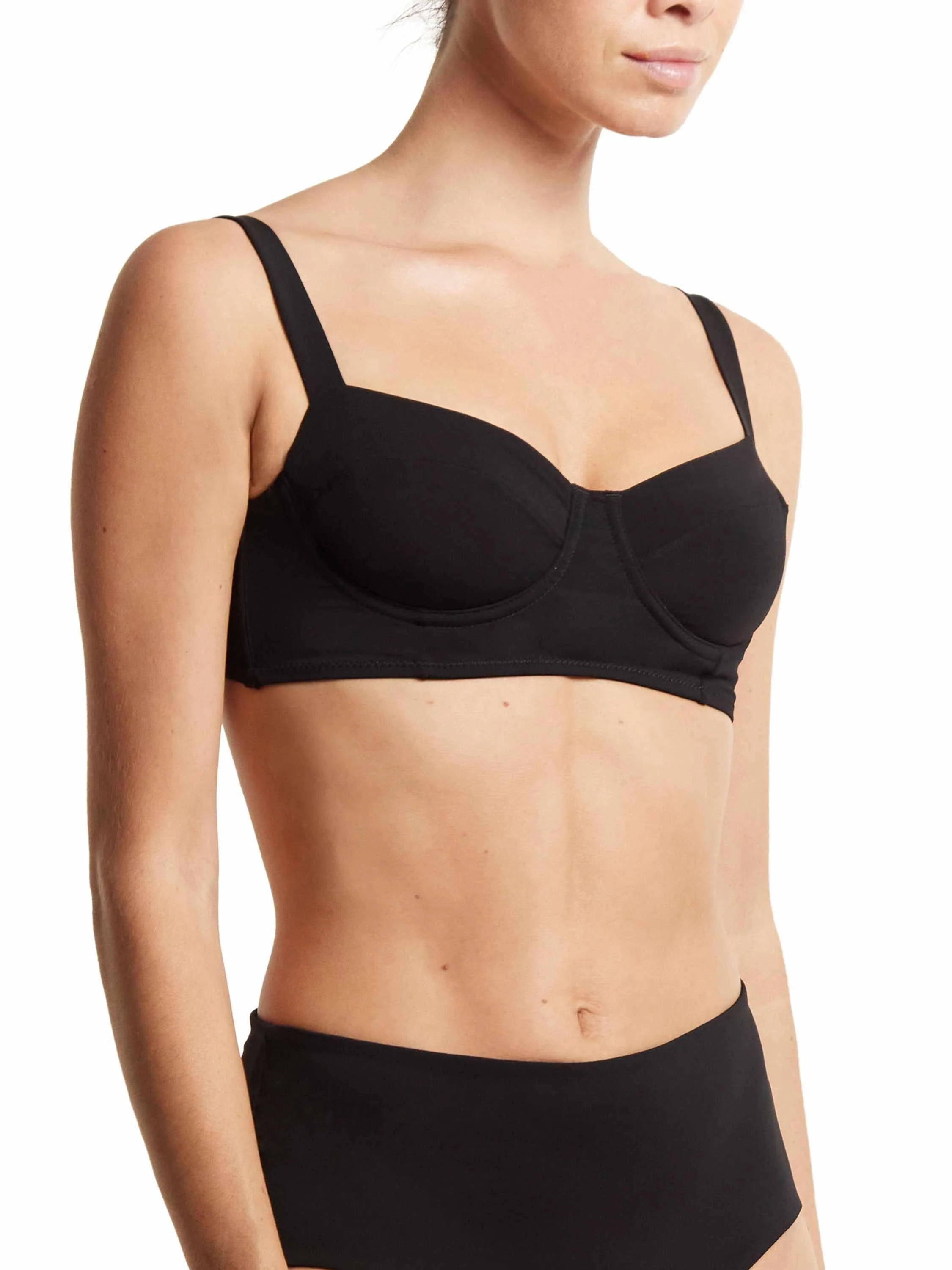 Balconette Bikini Swimsuit Top Black - Image 5