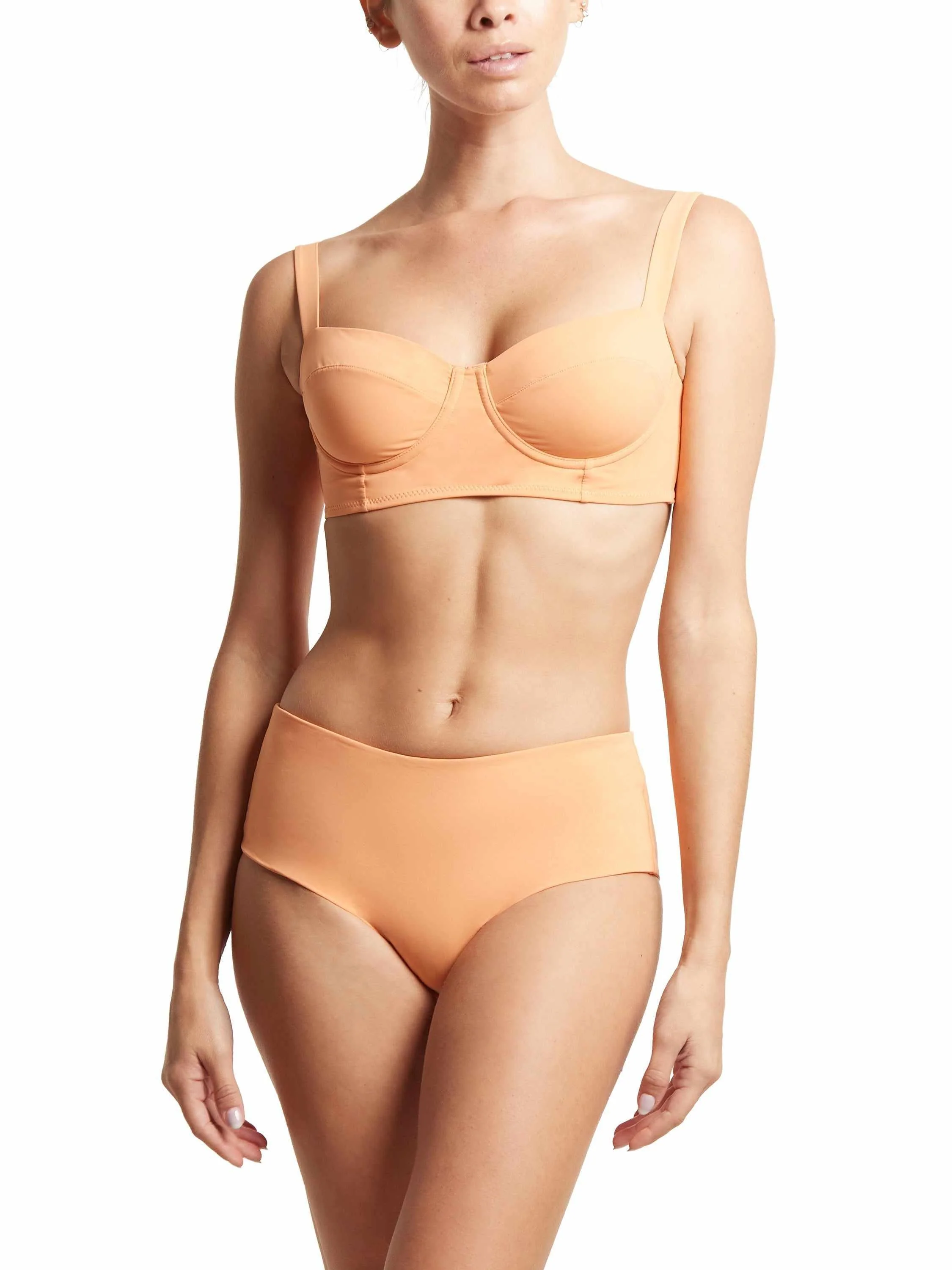 Balconette Bikini Swimsuit Top Florence Orange Sale - Image 3
