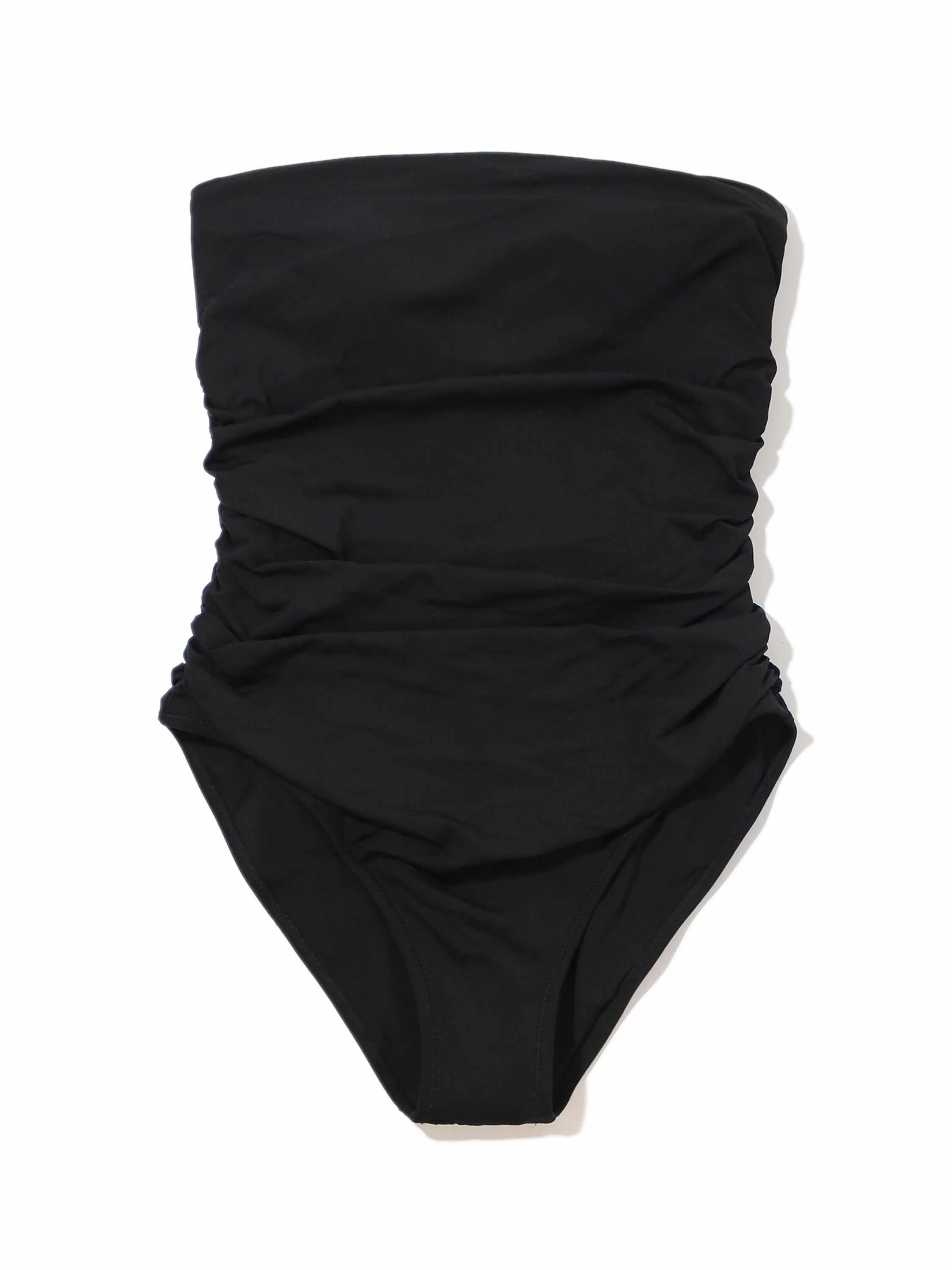 Bandeau One Piece Swimsuit Black - Image 2