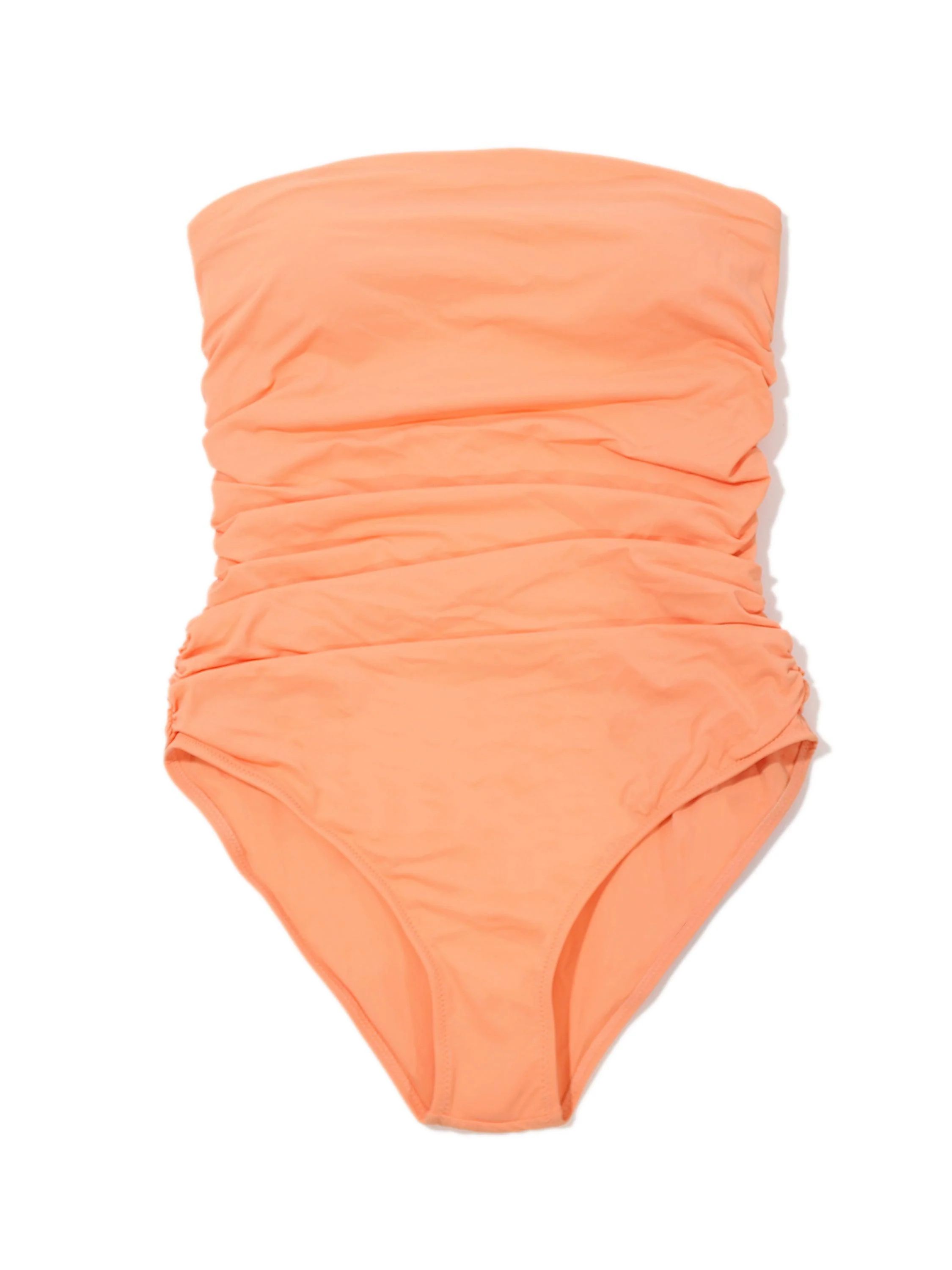 Bandeau One Piece Swimsuit Florence Orange Sale - Image 2