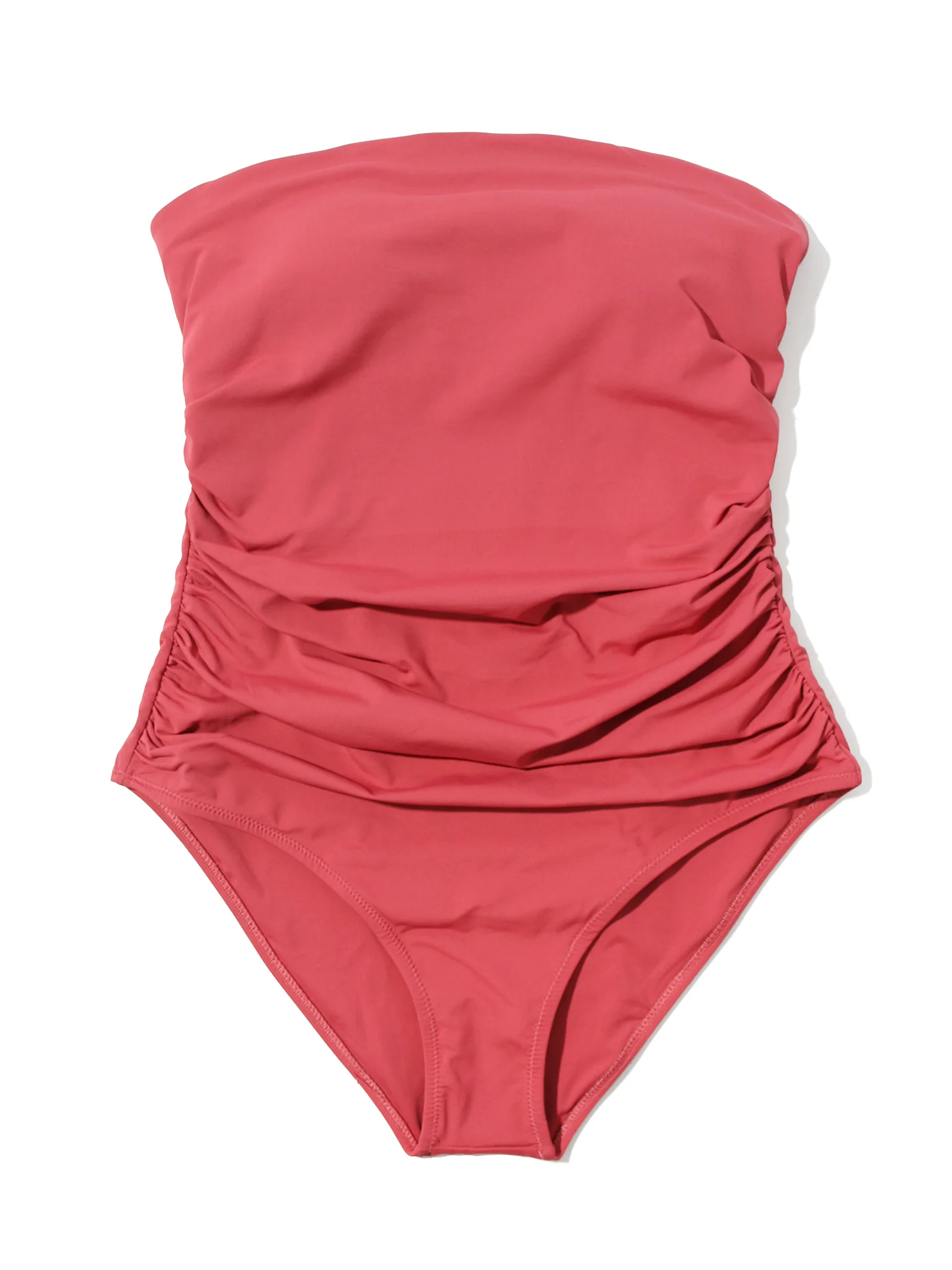 Bandeau One Piece Swimsuit Sunbaked Red Sale - Image 5