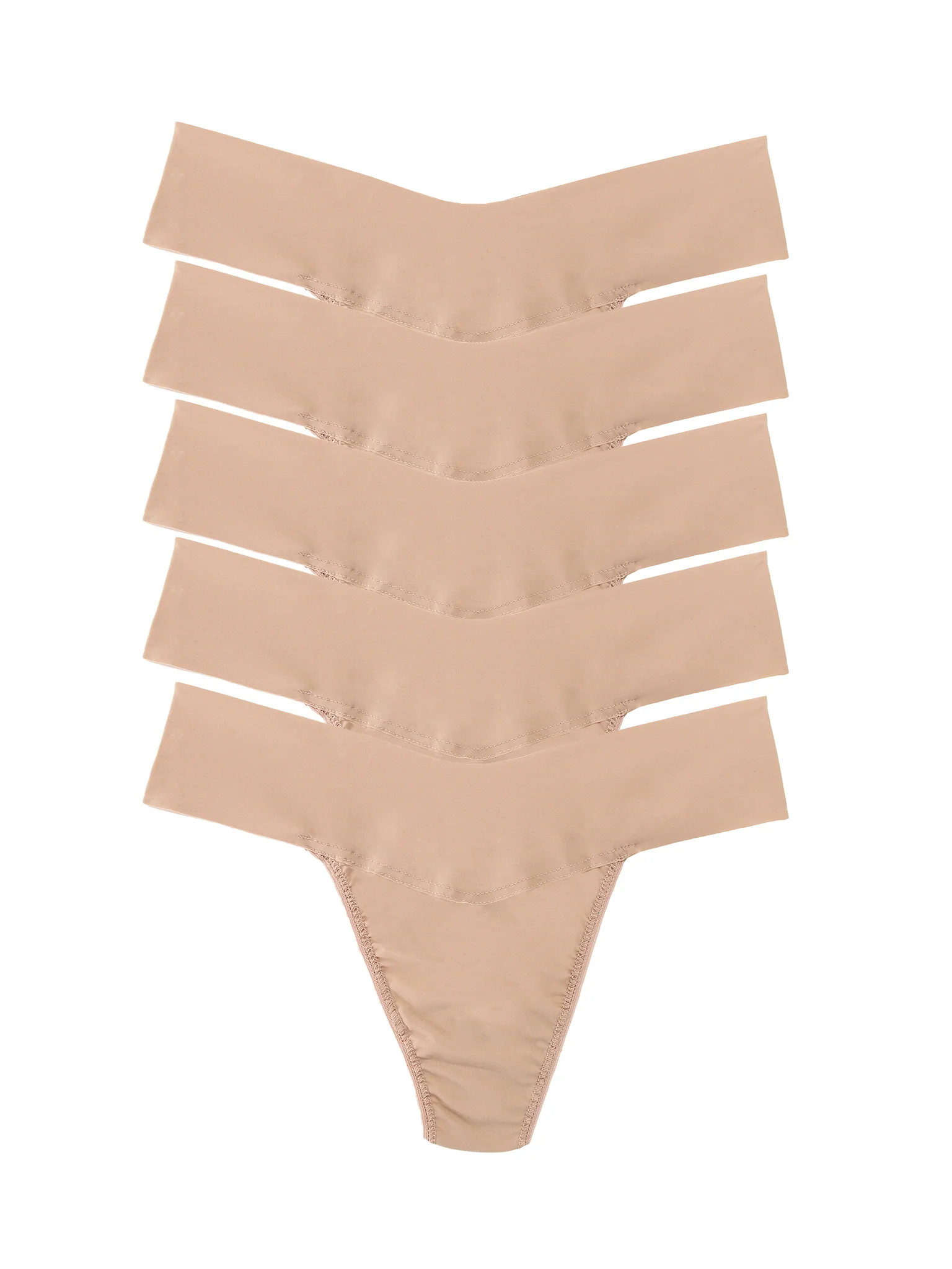BreatheSoft™ Natural Rise Thong 5 Pack
