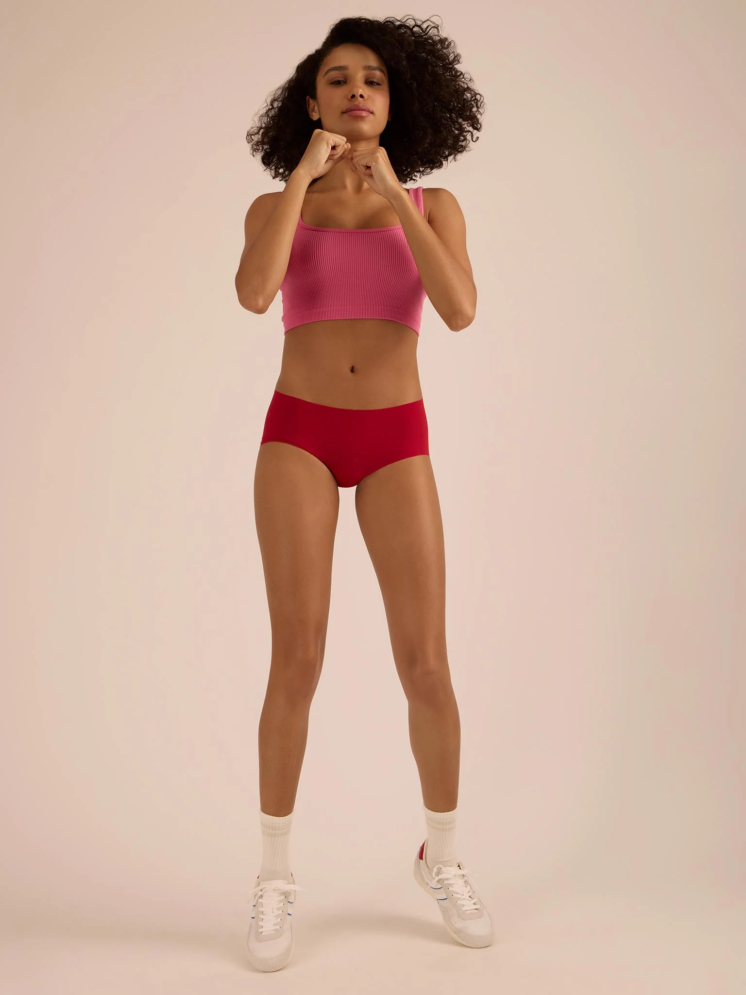 BreatheSoft™ Boyshort Cherryade Red