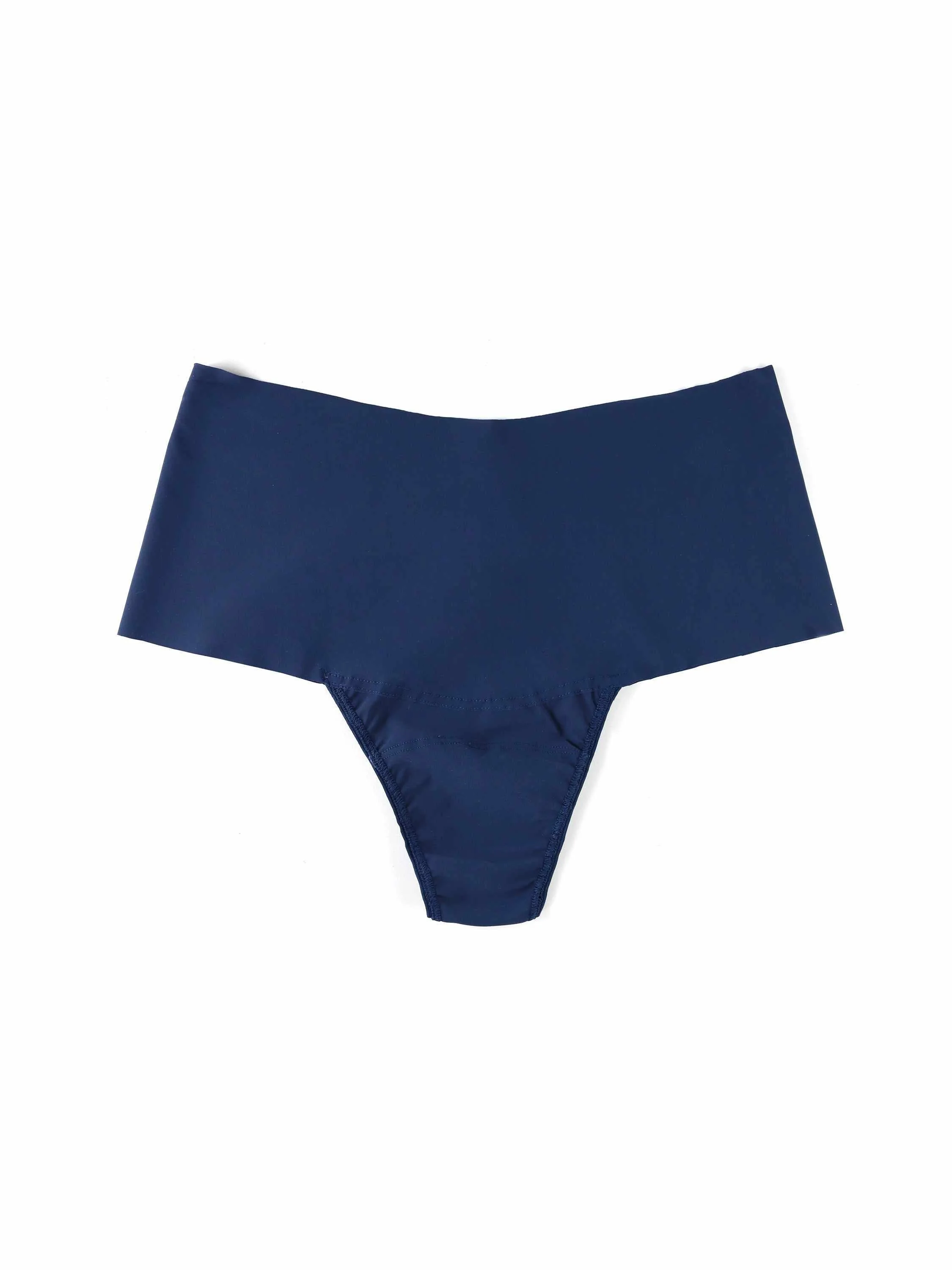 BreatheSoft™ High Rise Thong Night Shade Blue Sale - Image 3
