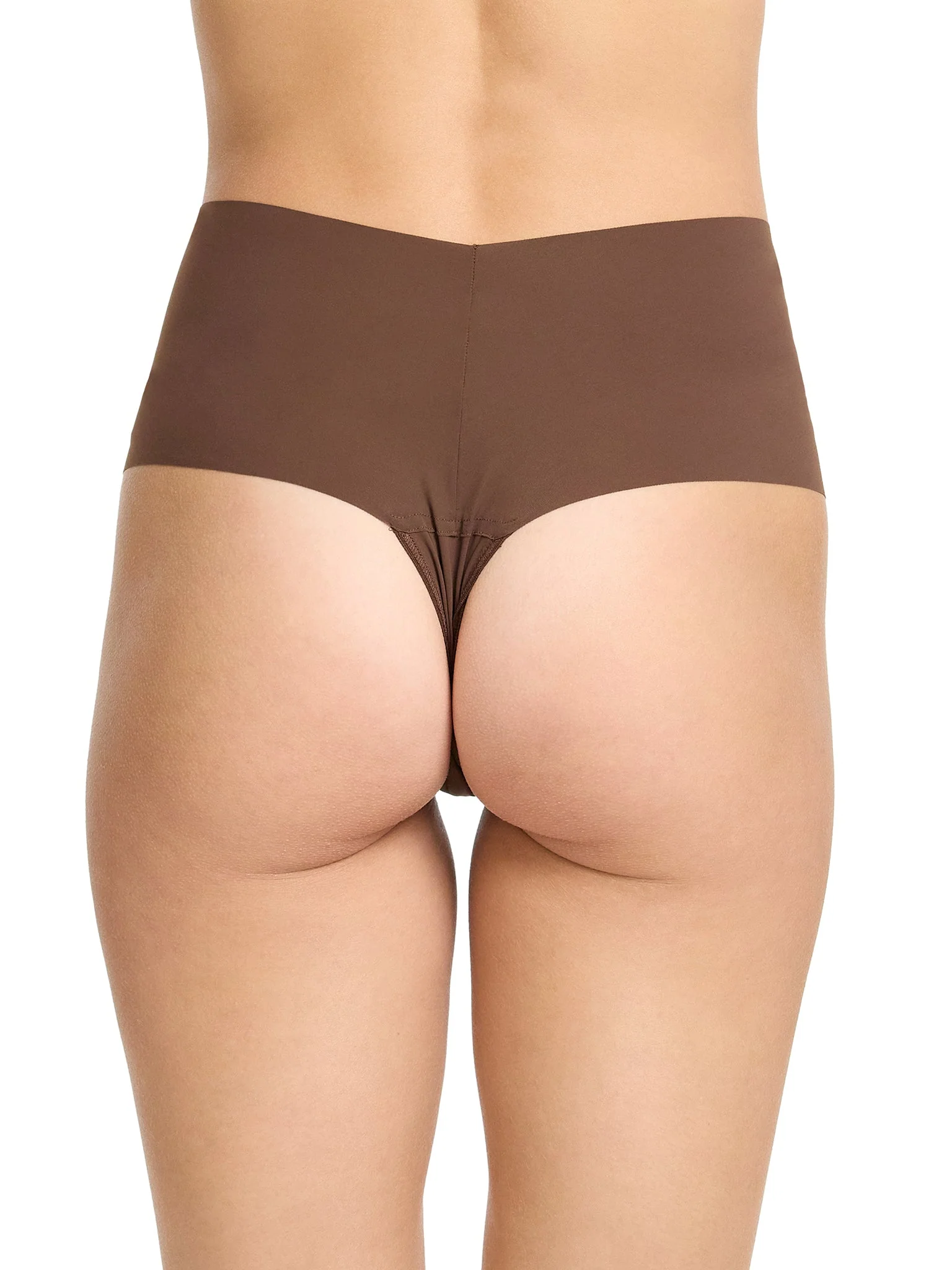 BreatheSoft™ High Rise Thong Mahogany Sale - Image 2