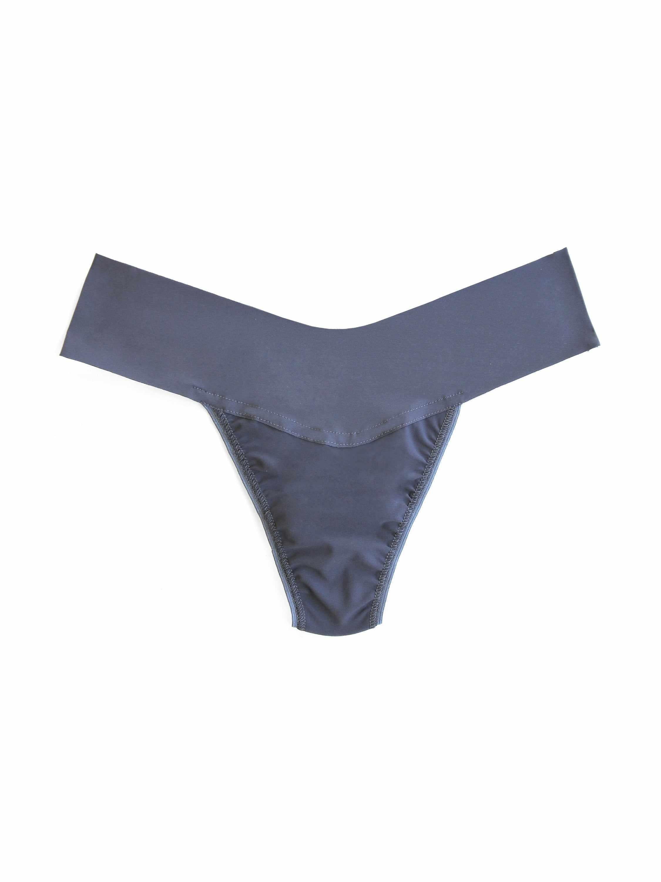 BreatheSoft™ Natural Rise Thong Granite Grey - Image 3