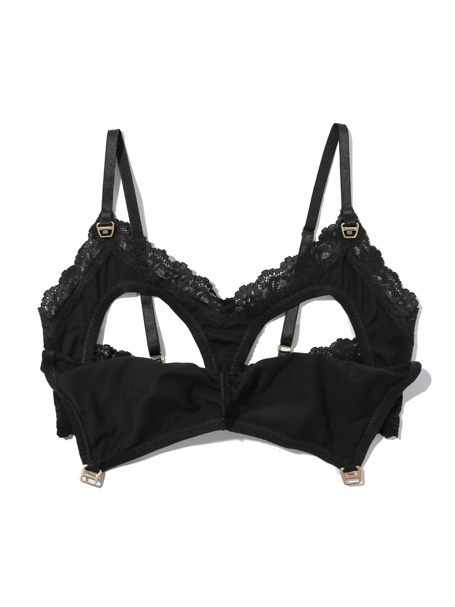 Supima CottonĀ® Nursing Bralette Black Sale - Image 7