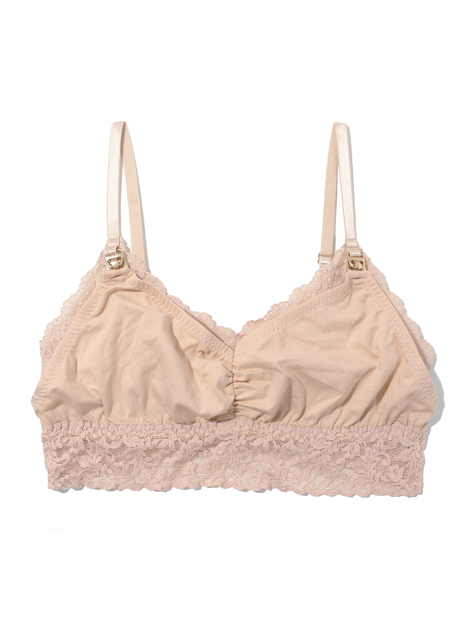Supima CottonĀ® Nursing Bralette Chai Sale - Image 5