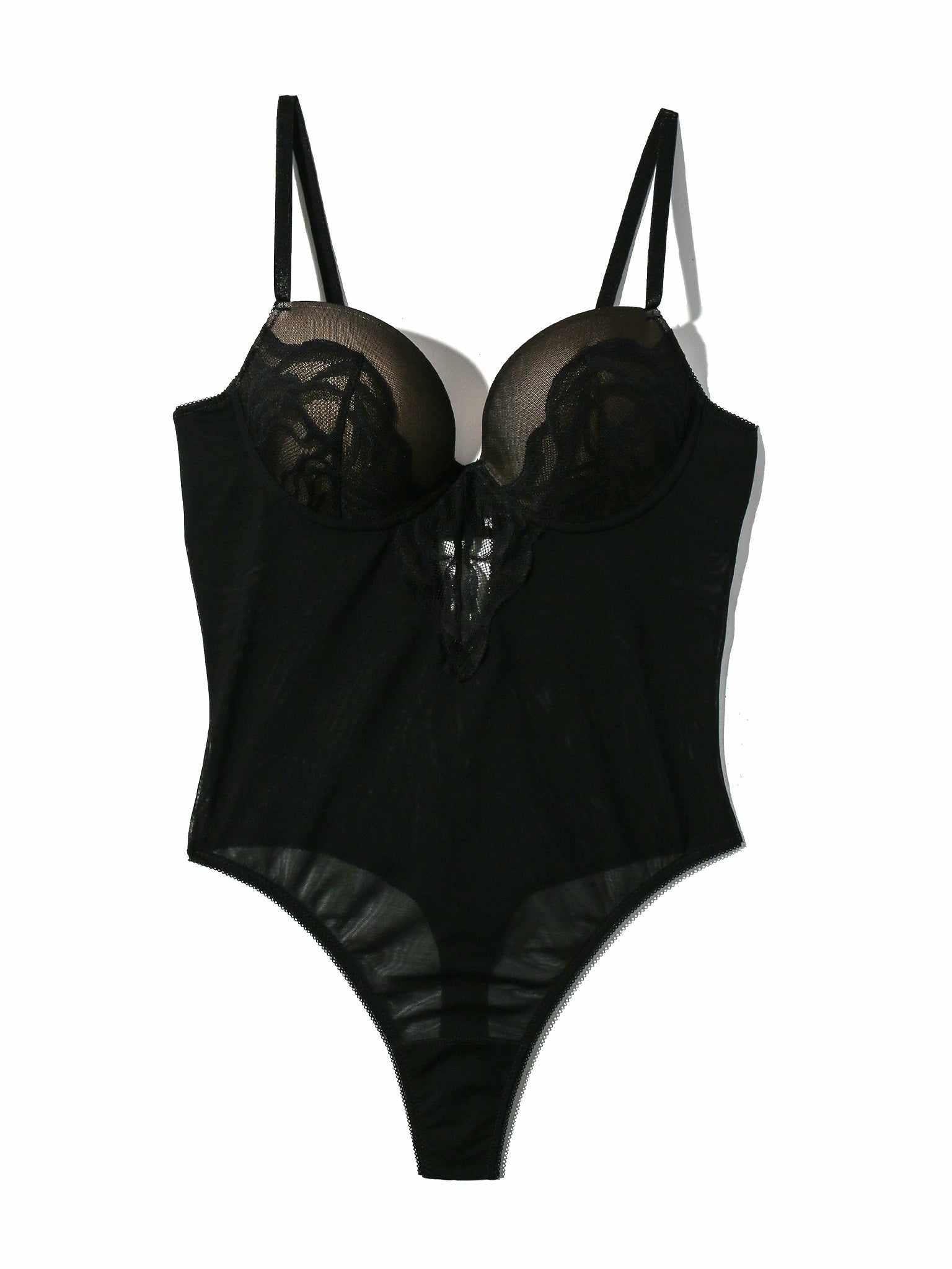 &oh™ Dark Romance Underwire Bodysuit Black Sale - Image 3