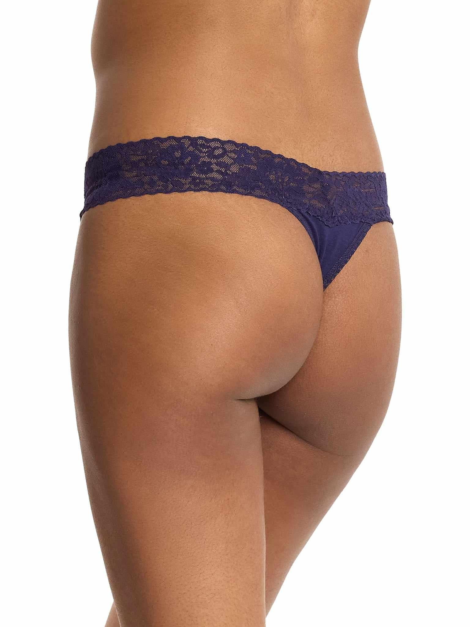 DreamEase™ Original Rise Thong Indigo Blue - Image 3