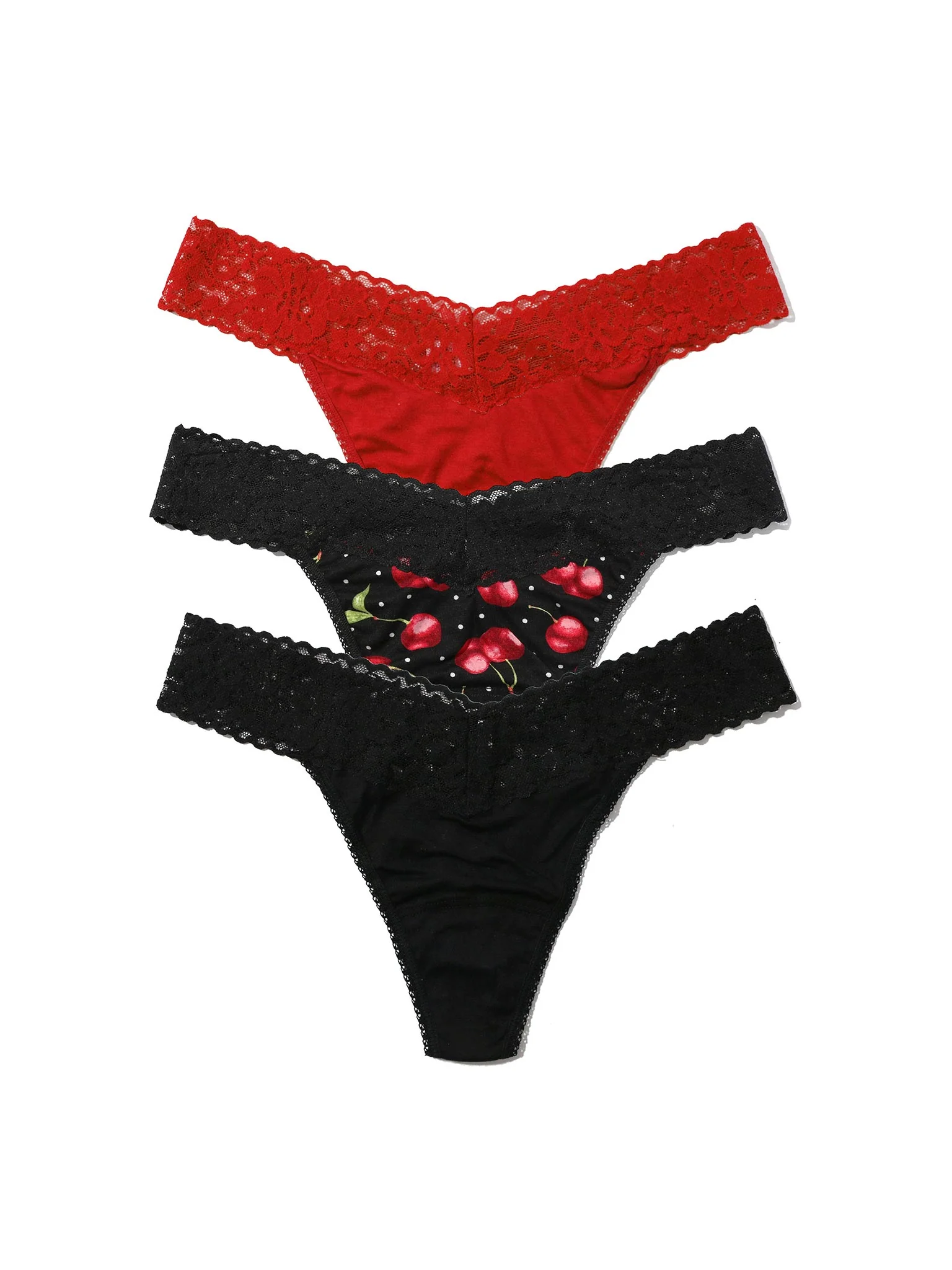 DreamEase⢠Original Rise Thong 3 Pack Valentine Mix Sale