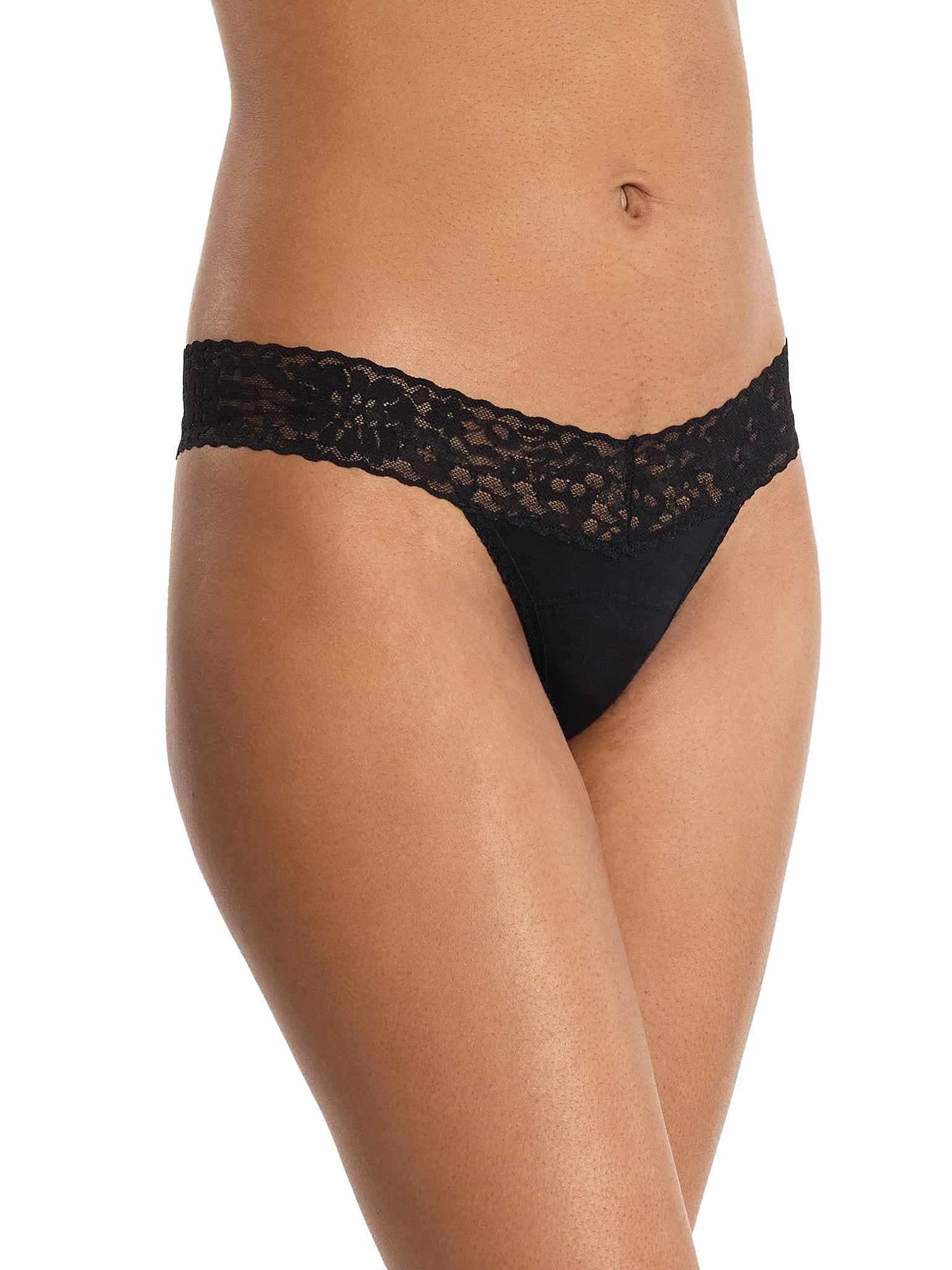 DreamEase⢠Low Rise Thong Black - Image 4