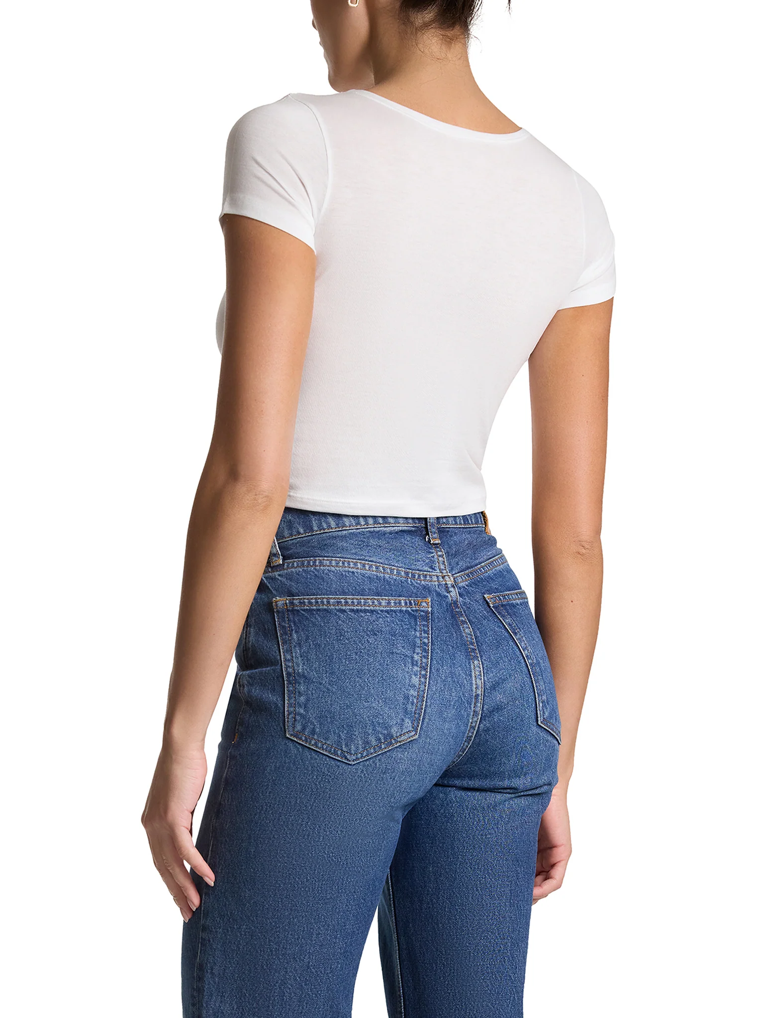Eco Rx™ Lite Baby Doll T-Shirt White Sale - Image 4