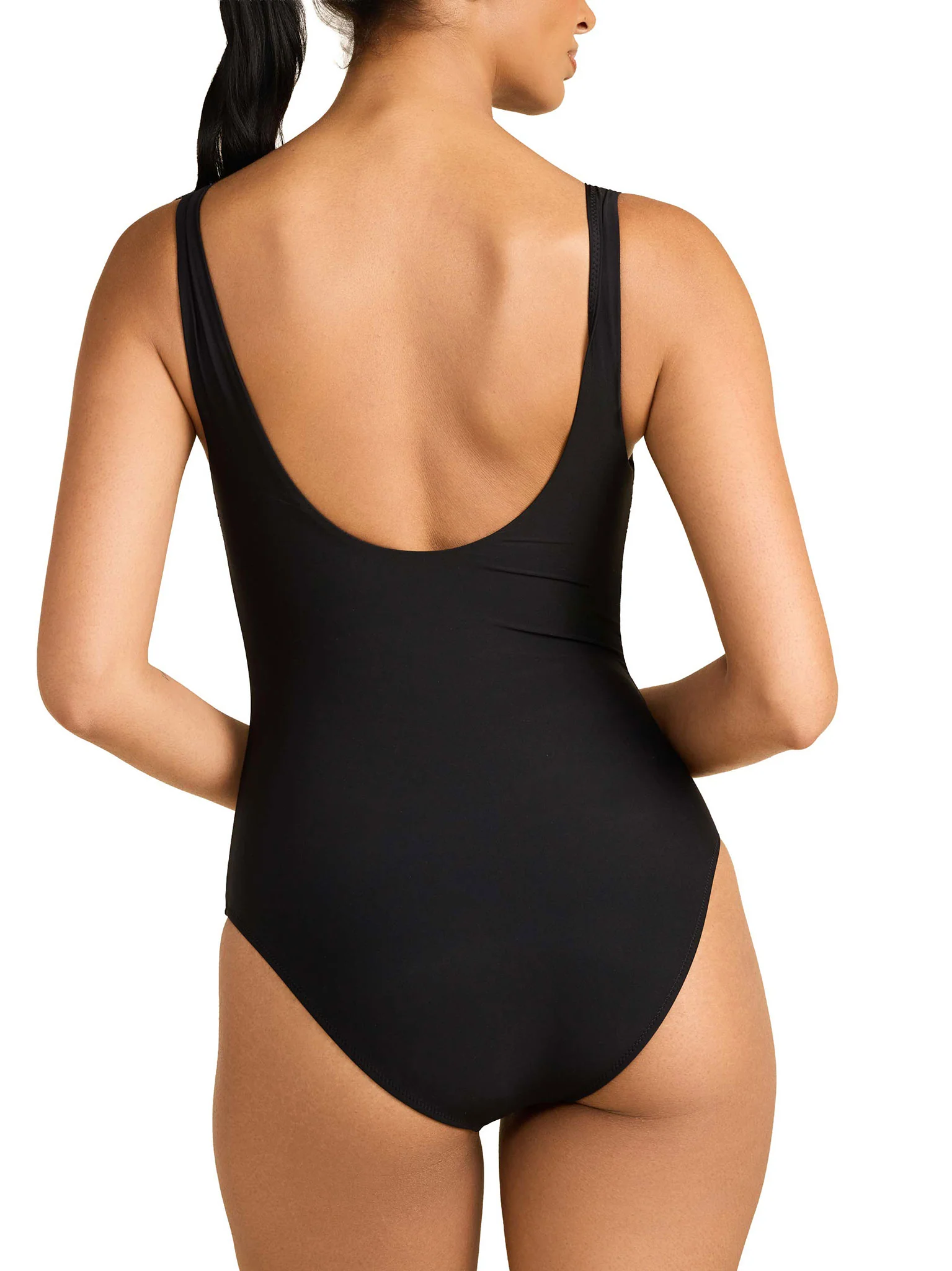 Essential One Piece Swimsuit Iris Black - Image 6