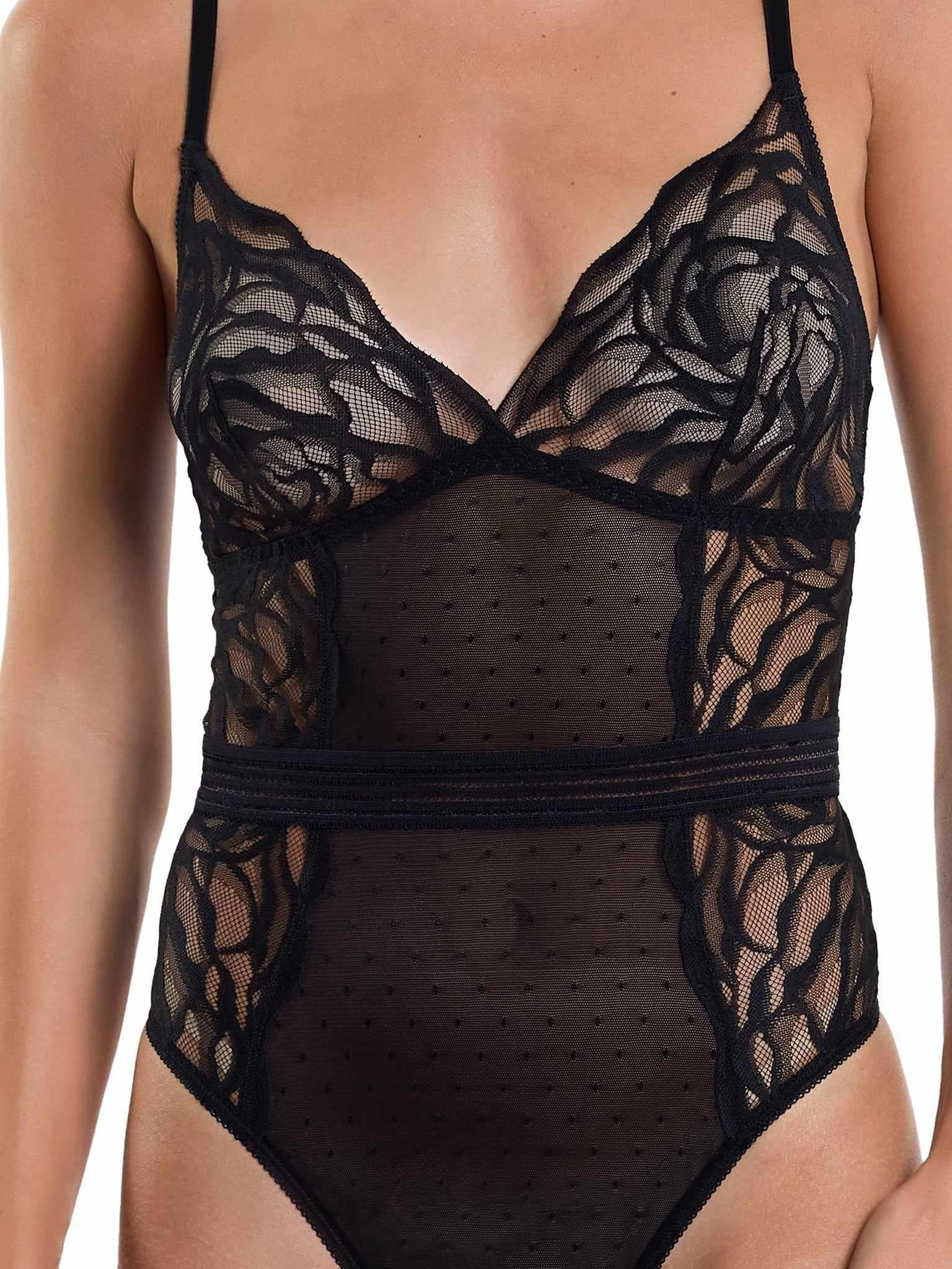 &oh™ Glamorous Grunge Bodysuit Black Sale - Image 3