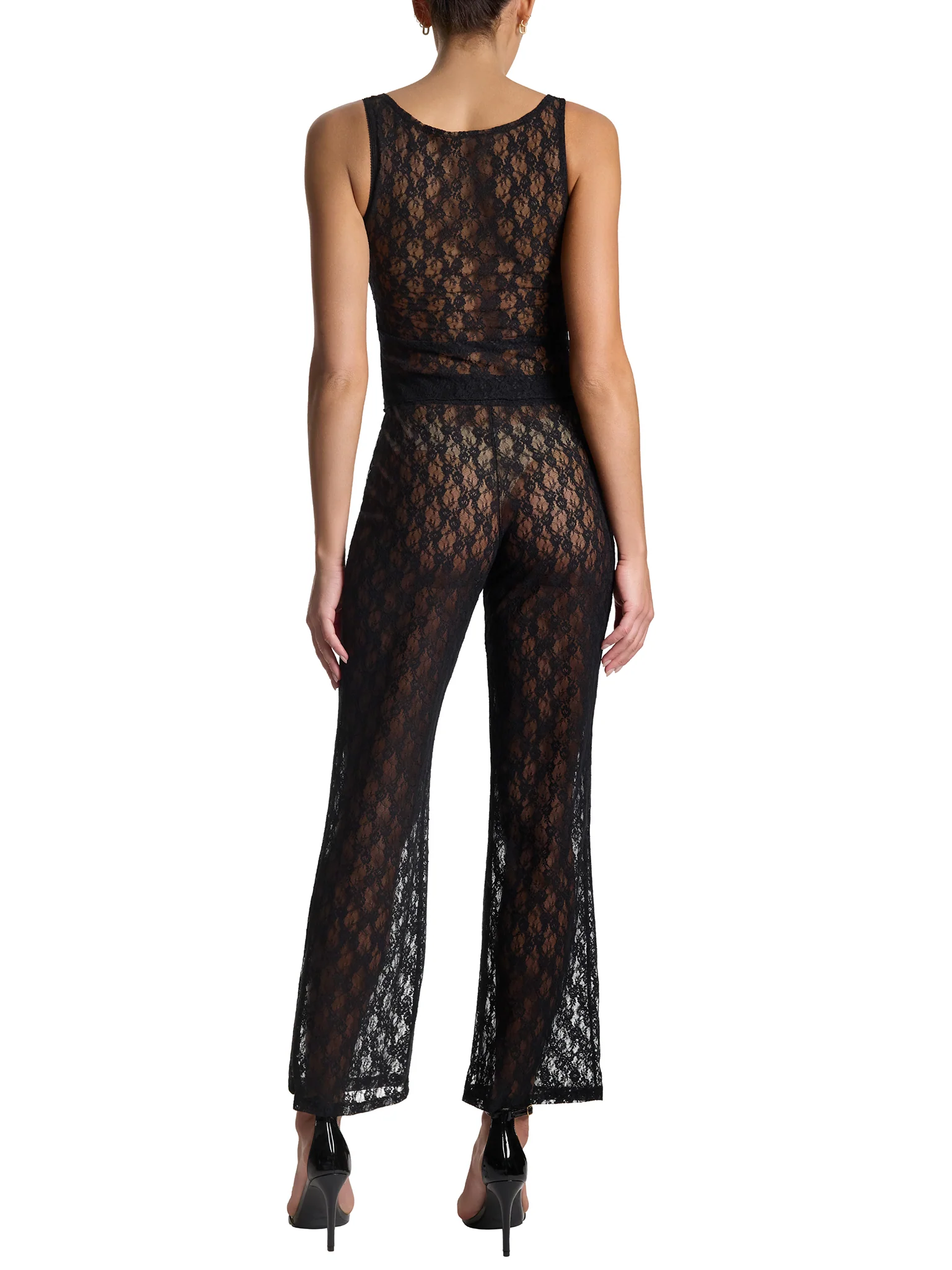 Lexi Wood X Hanky Panky Alina Square Neck Cami Black Sale - Image 7