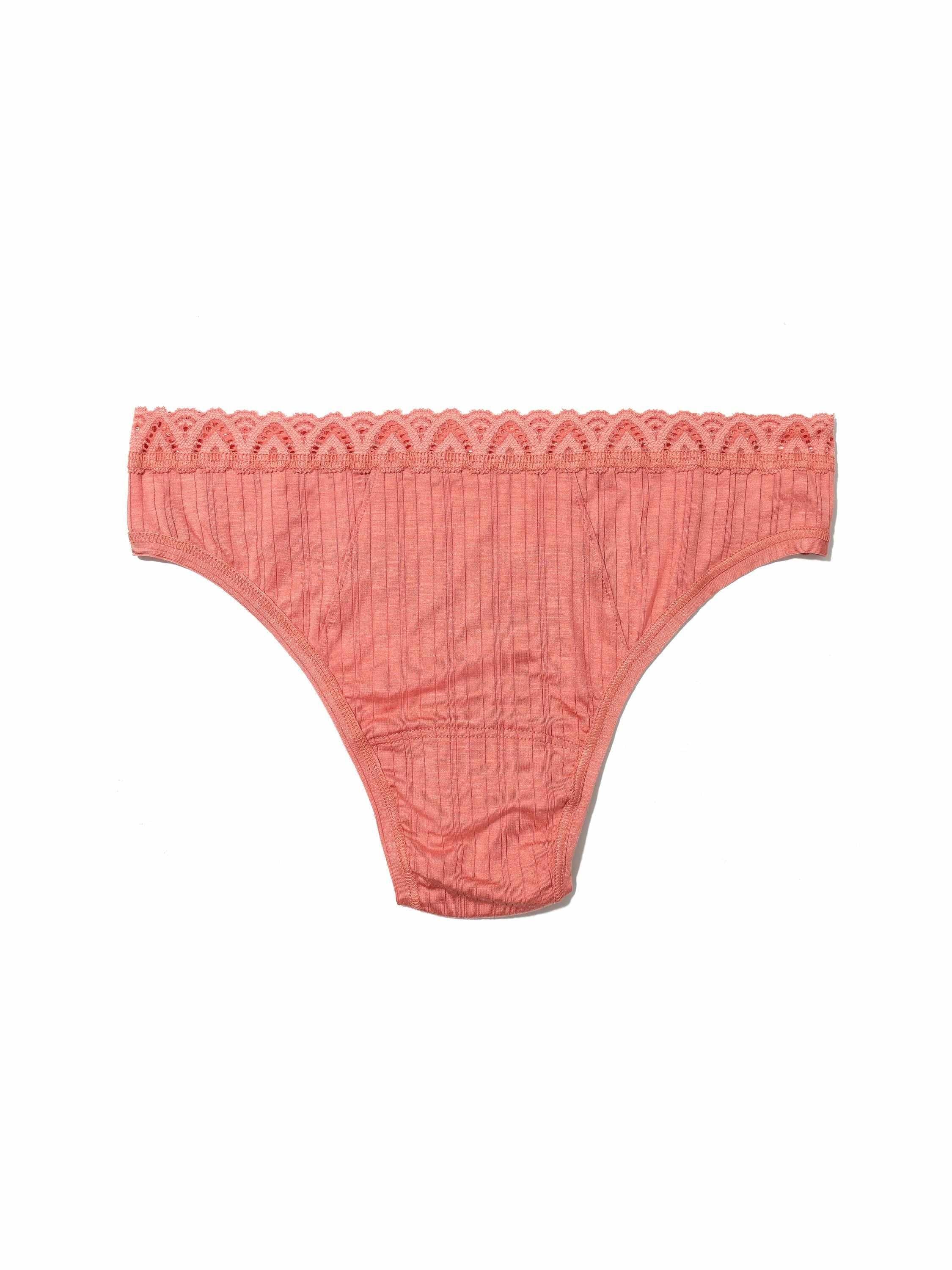 MellowLuxe™ Low Rise Thong Antique Rose Pink Sale - Image 3