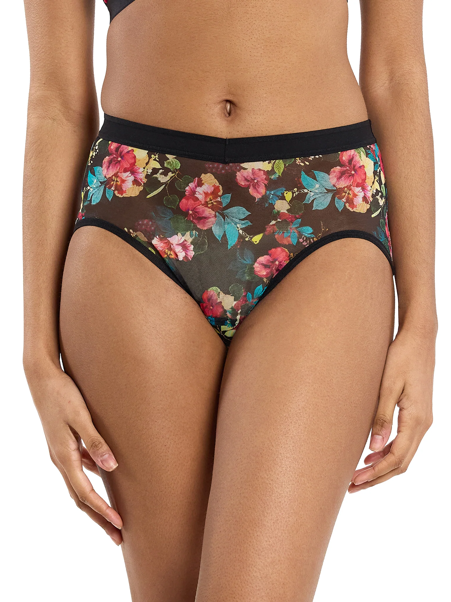 Mesh High Cut French Brief Botanic Romantic - Image 3