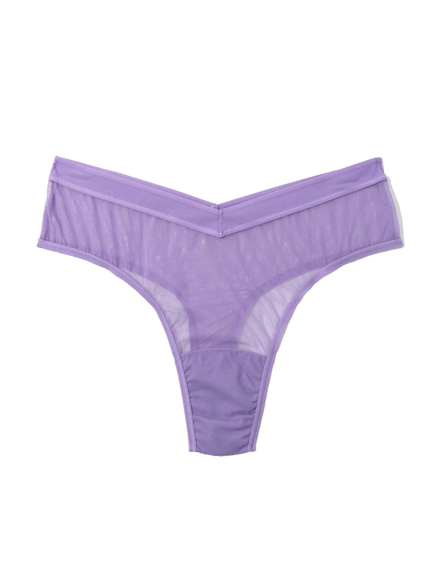 Mesh High Cut Thong Grape Juice Purple Sale - Image 4