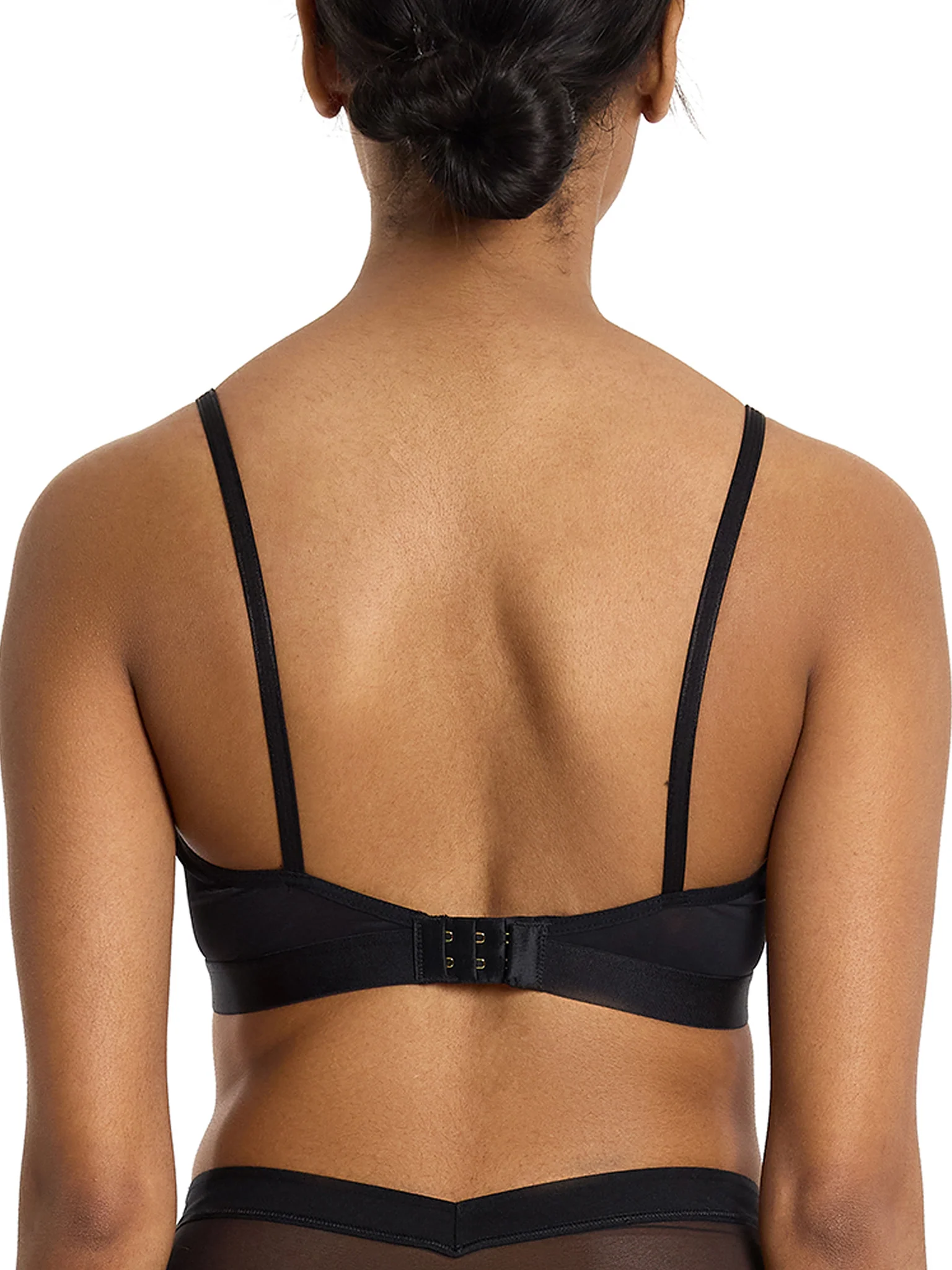 Mesh Triangle Bralette Black Sale - Image 2