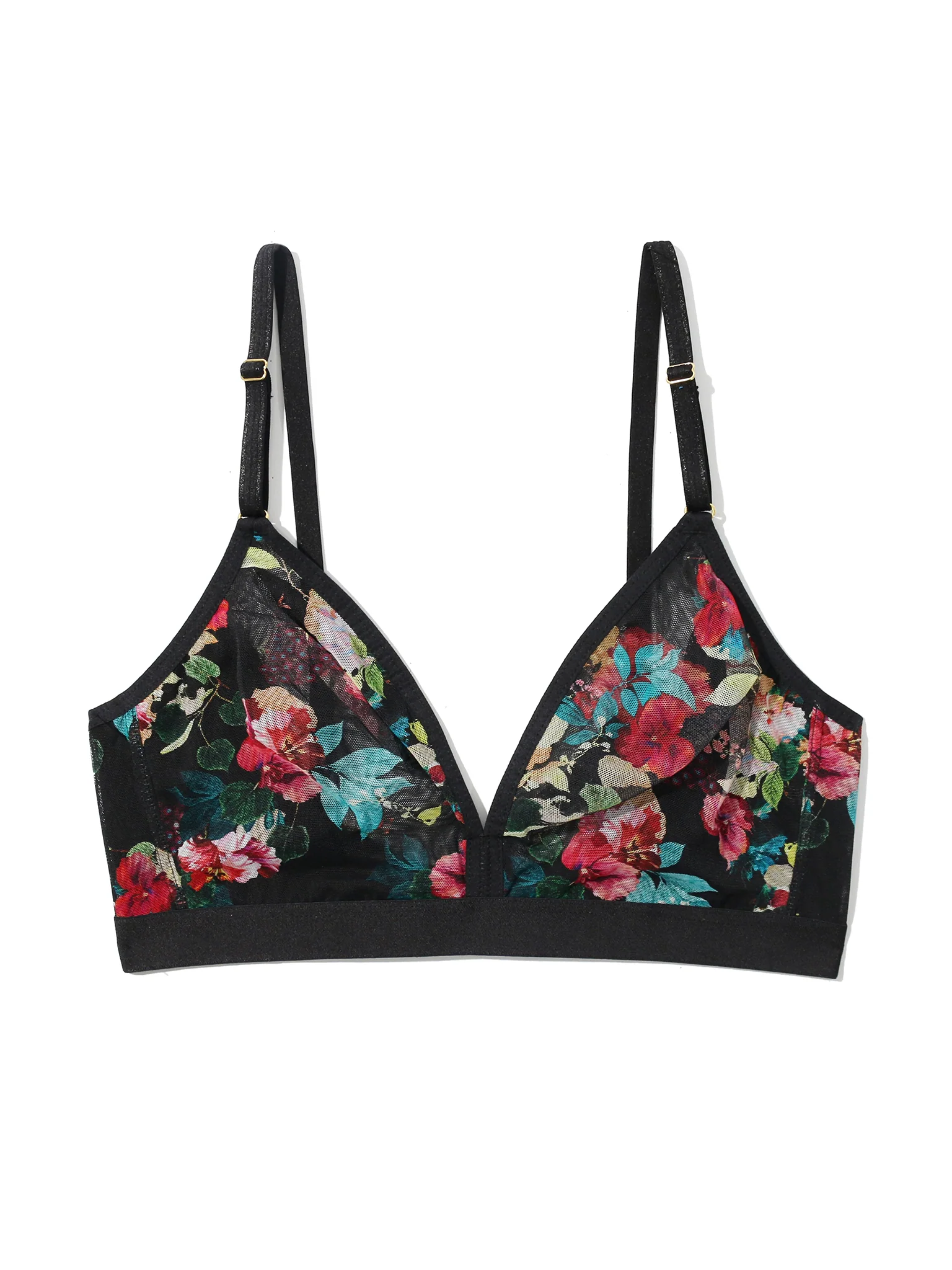 Mesh Triangle Bralette Botanic Romantic Sale - Image 5