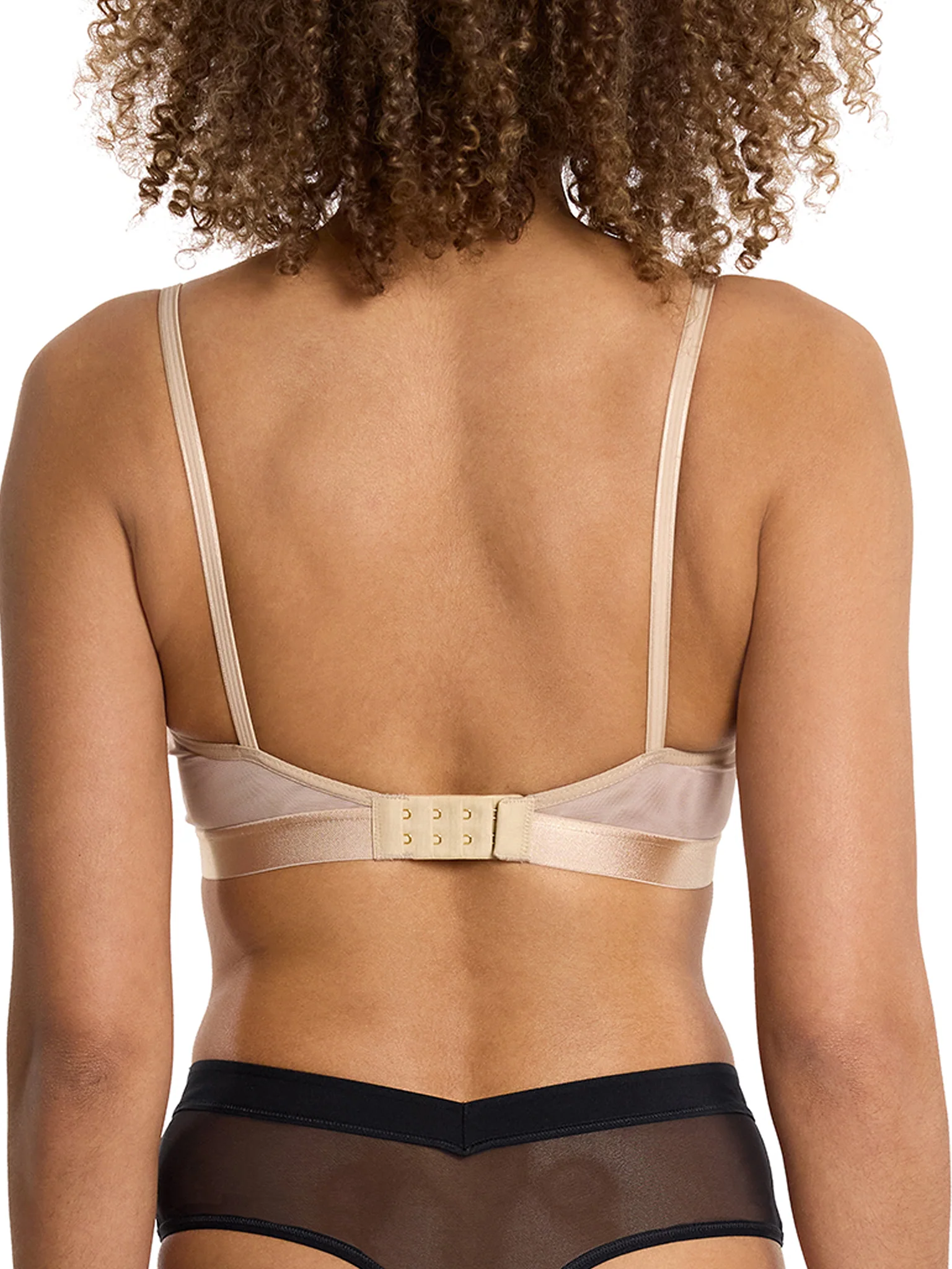 Mesh Triangle Bralette Chai Sale - Image 2