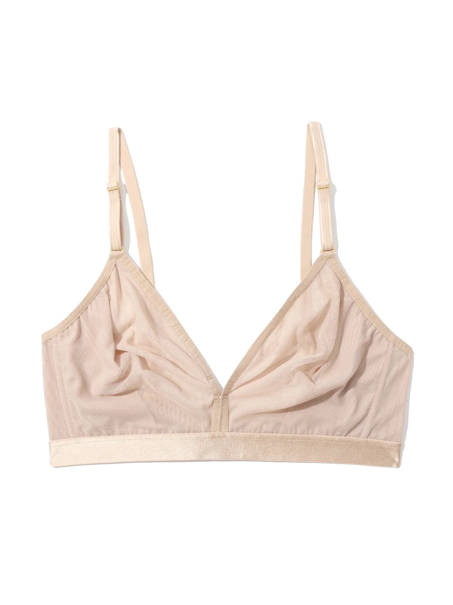 Mesh Triangle Bralette Chai Sale - Image 4