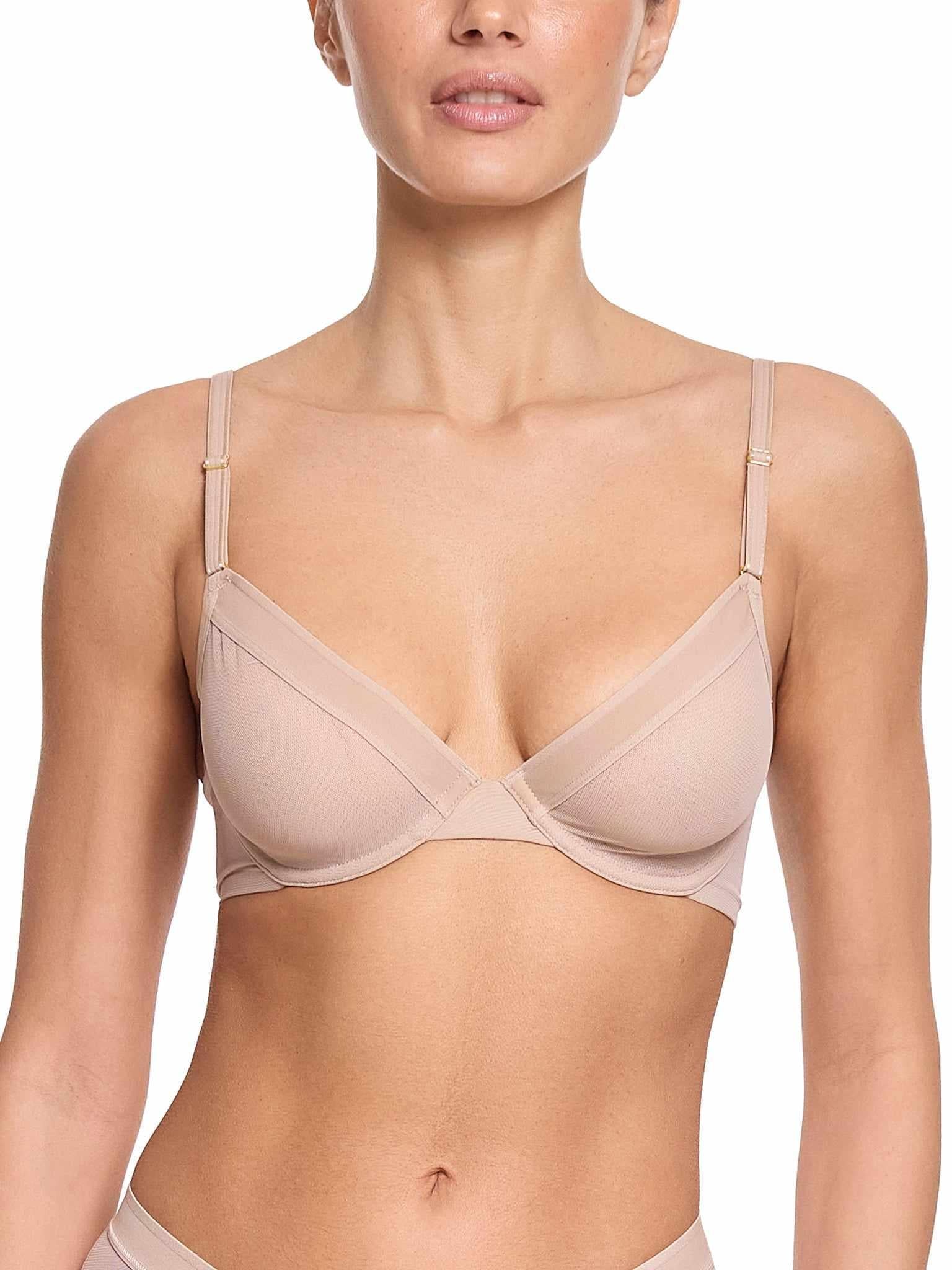 Unlined Mesh Underwire Bra Chai Sale - Image 2