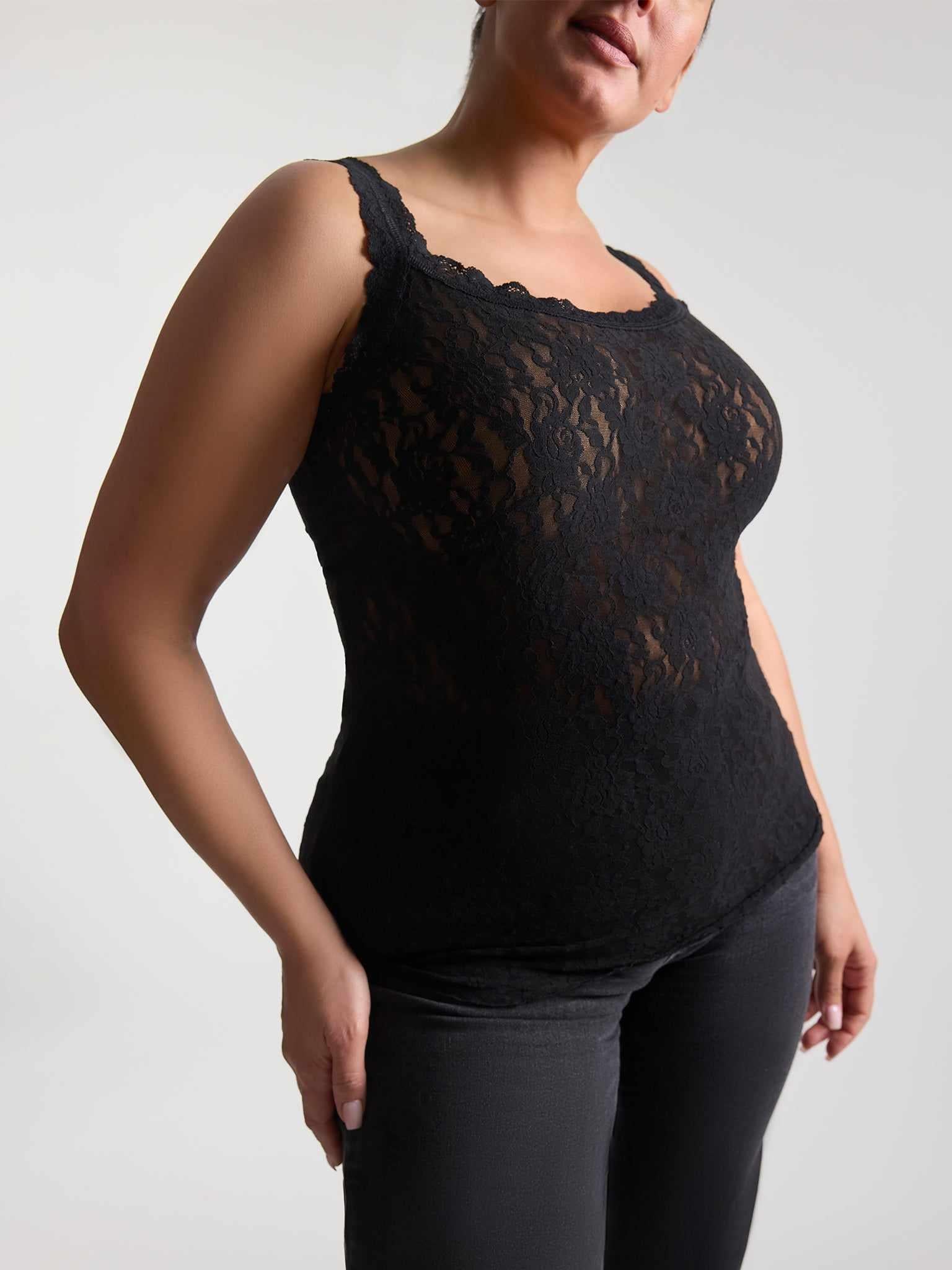 Plus Size Signature Lace® Classic Cami Black - Image 3