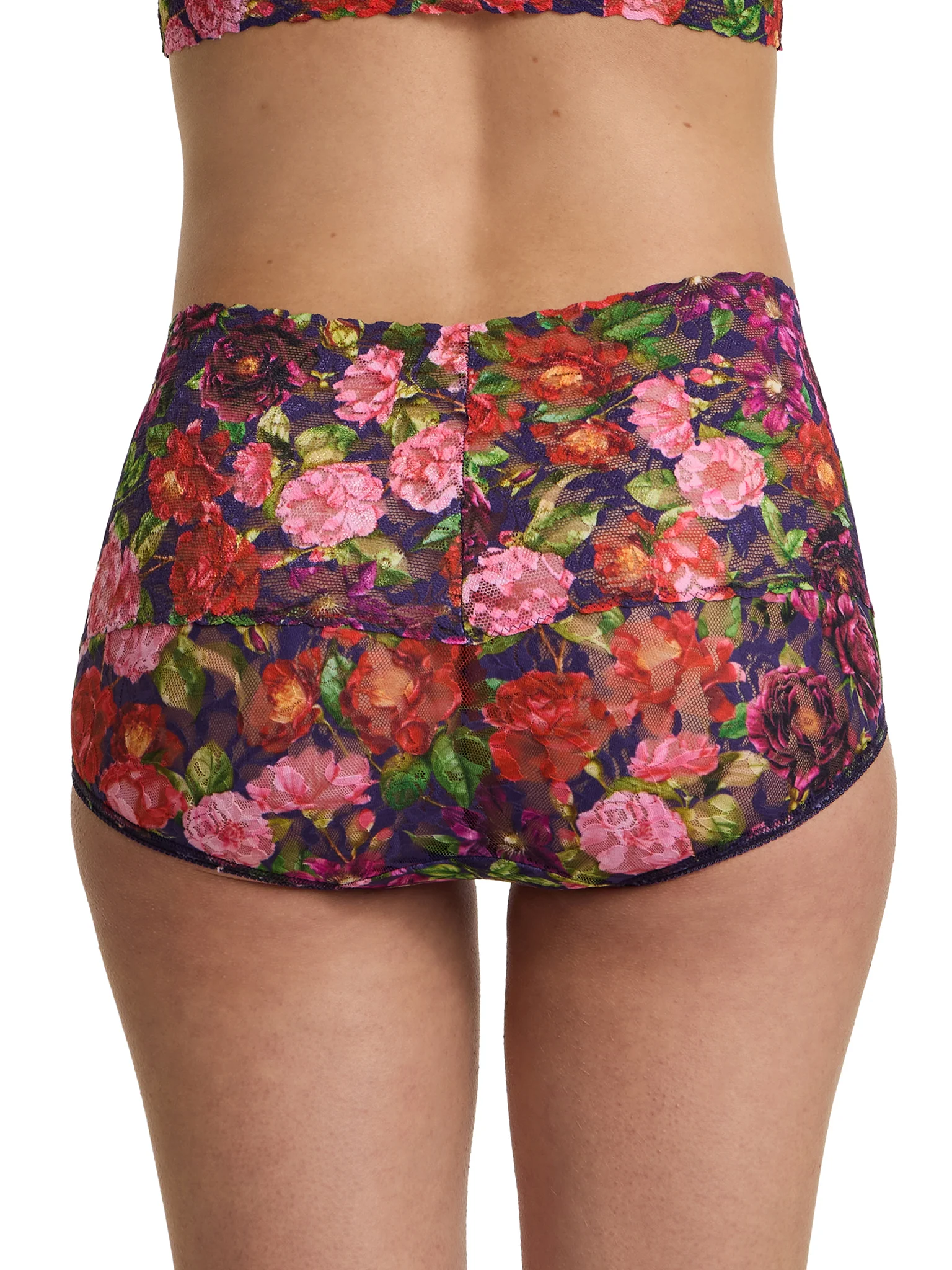 Printed Retro Lace V-Kini Winters Tale Floral Sale - Image 2