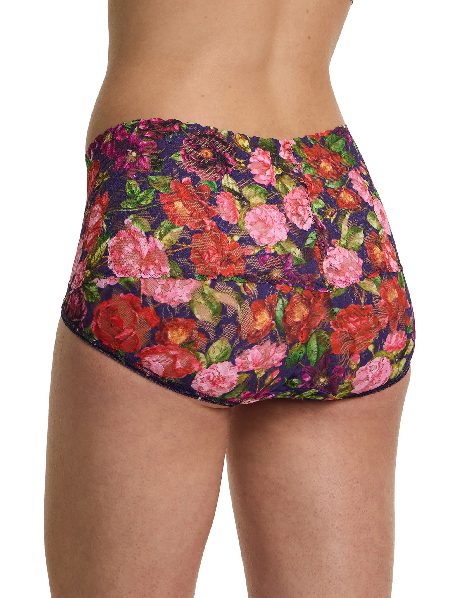 Printed Retro Lace V-Kini Winters Tale Floral Sale - Image 5