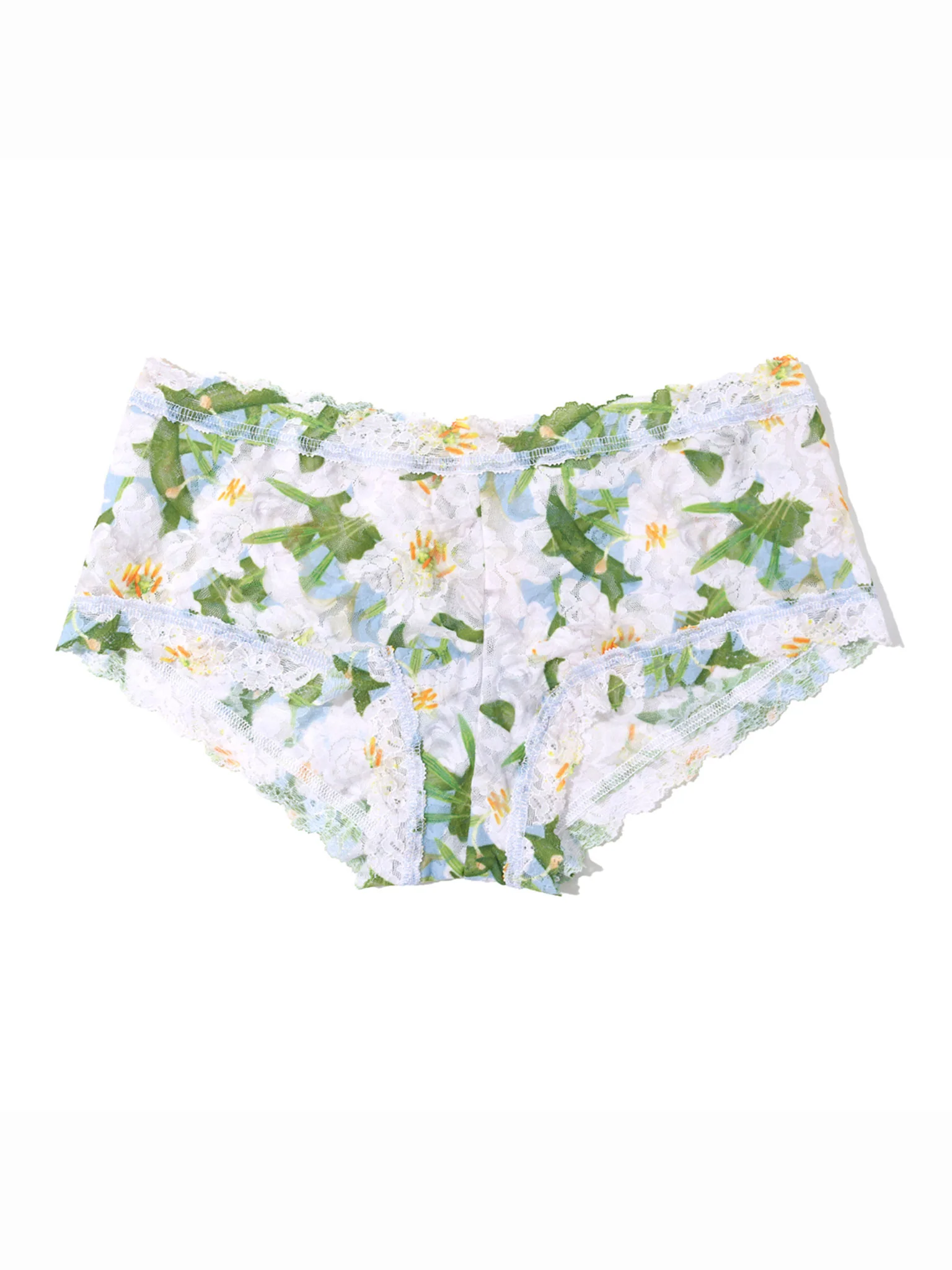 Printed Signature Lace® Boyshort Absolute-Lilly Blue - Image 5