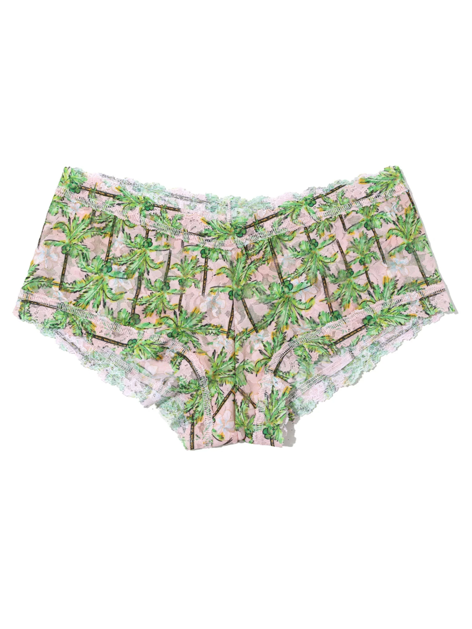 Printed Signature LaceĀ® Boyshort Palm Breeze Pink - Image 5