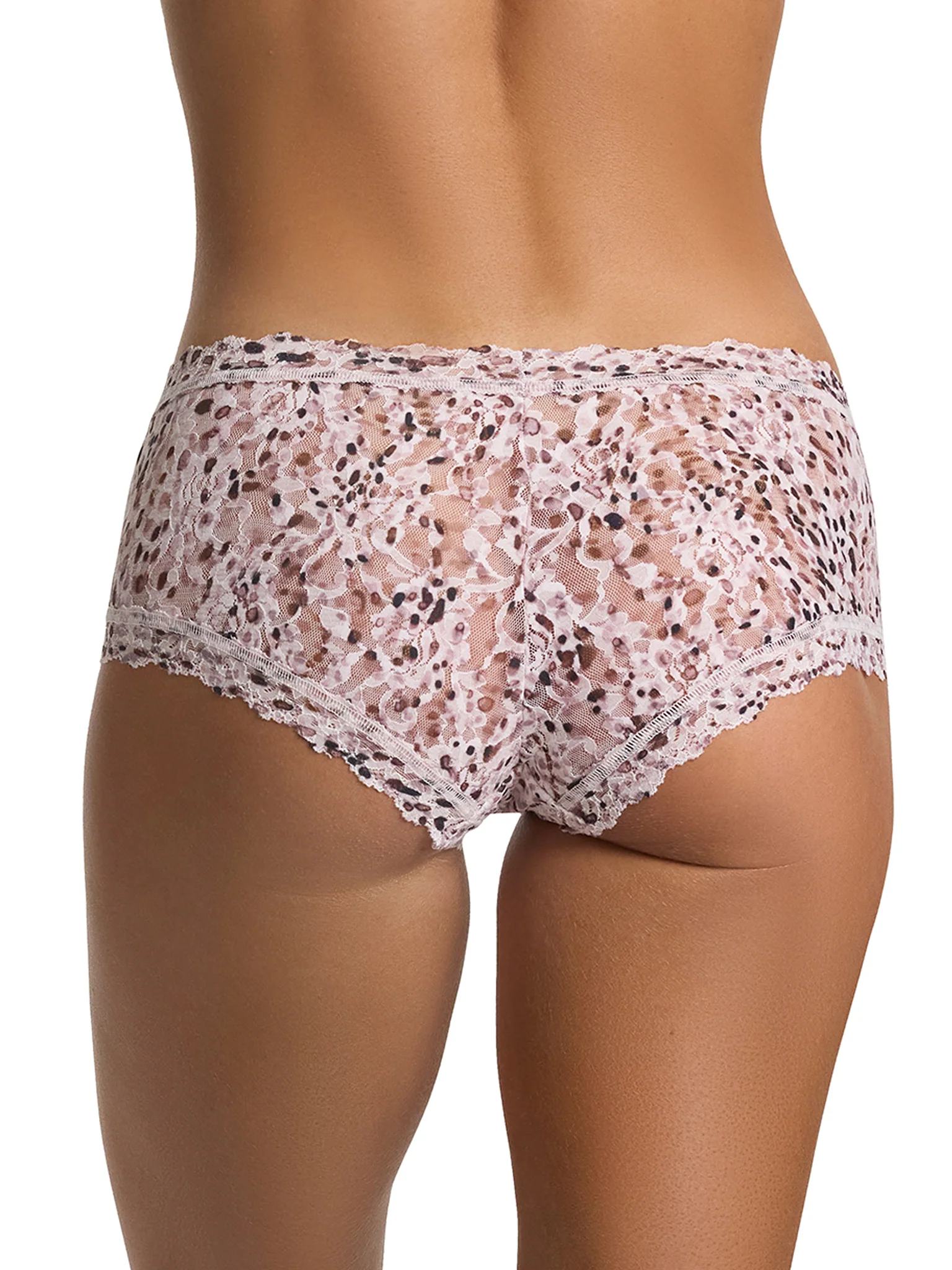 Printed Signature Lace® Boyshort Unconventional White Sale - Image 2