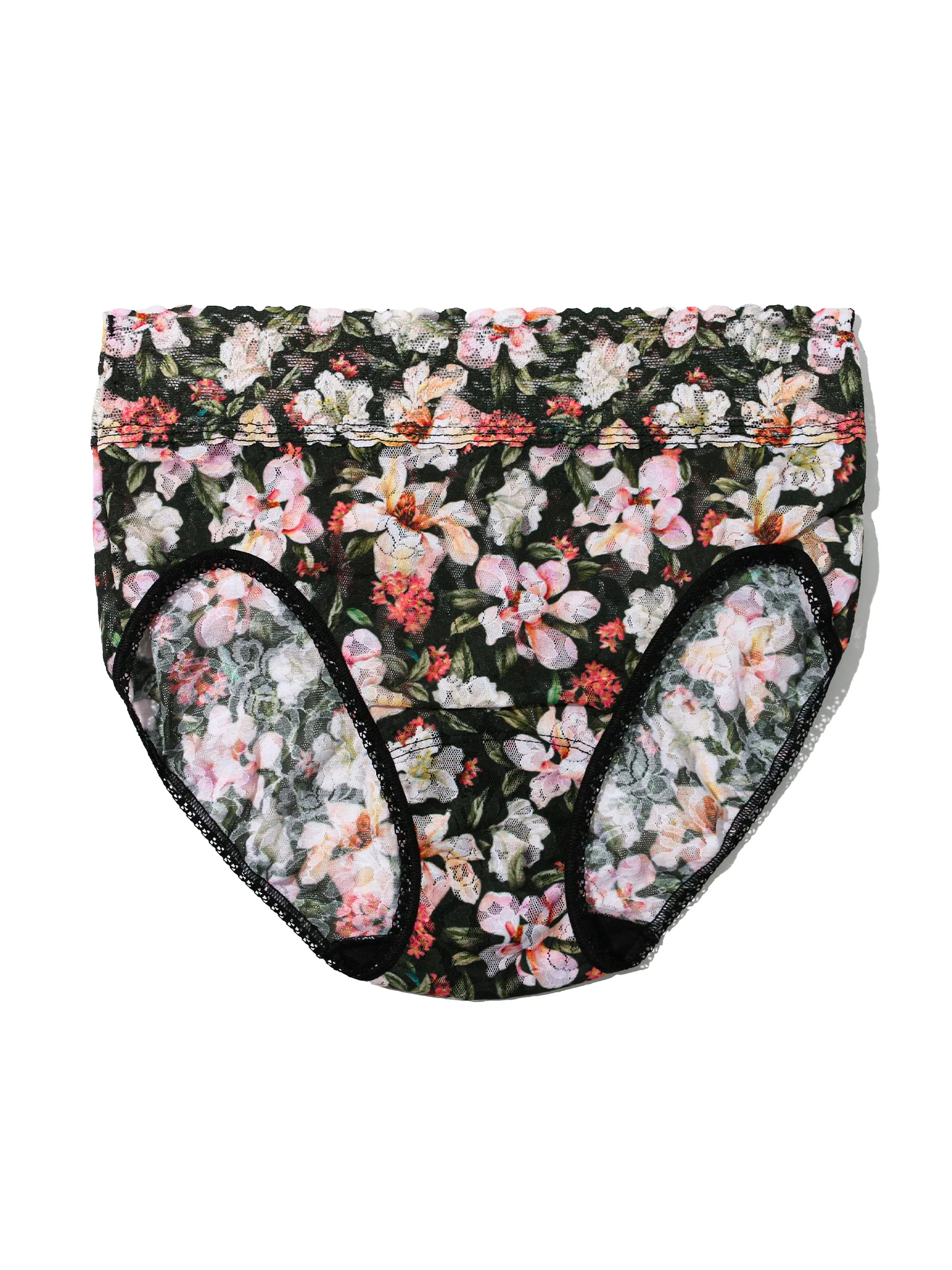 Printed Signature Lace® French Brief Dark Room Blooms Sale - Image 4