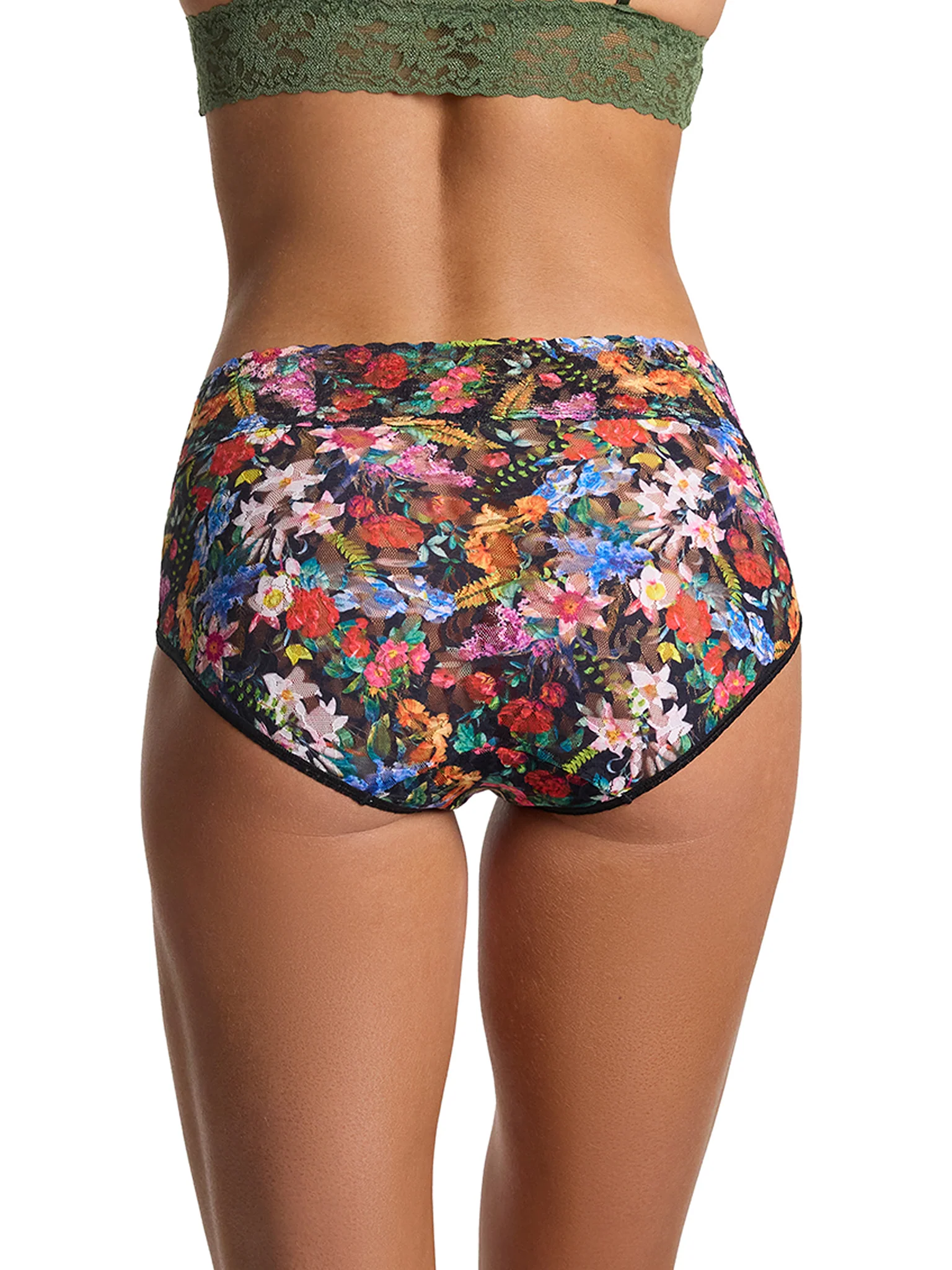 Printed Signature LaceĀ® French Brief Hypnotic Black Sale - Image 2