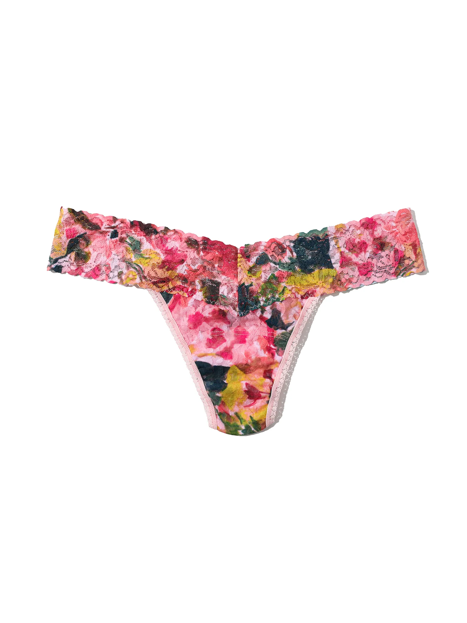 Printed Signature Lace® Low Rise Thong Masterpiece Sale - Image 4