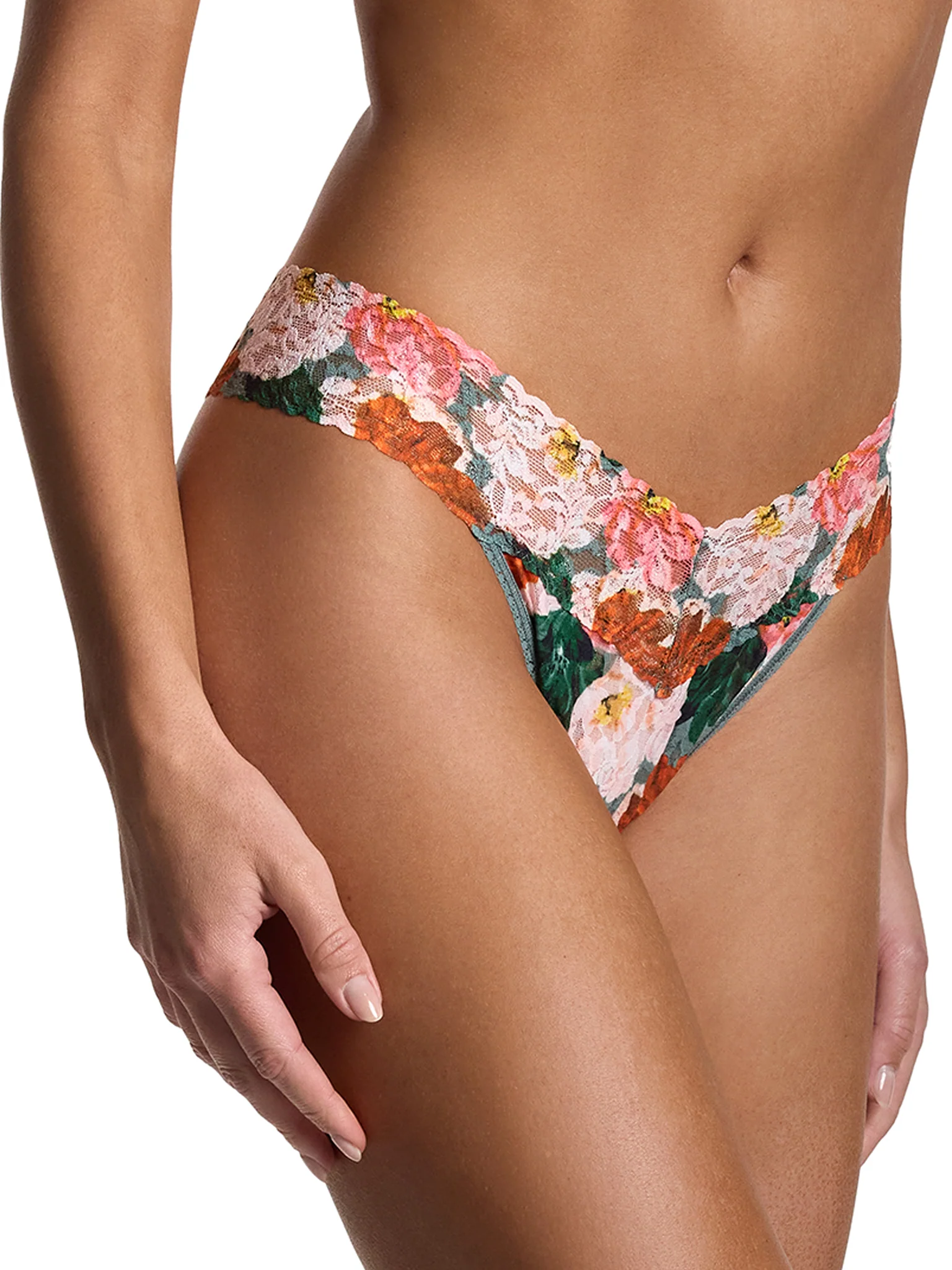 Printed Signature Lace® Original Rise Thong Paint Me Like Sale - Image 5