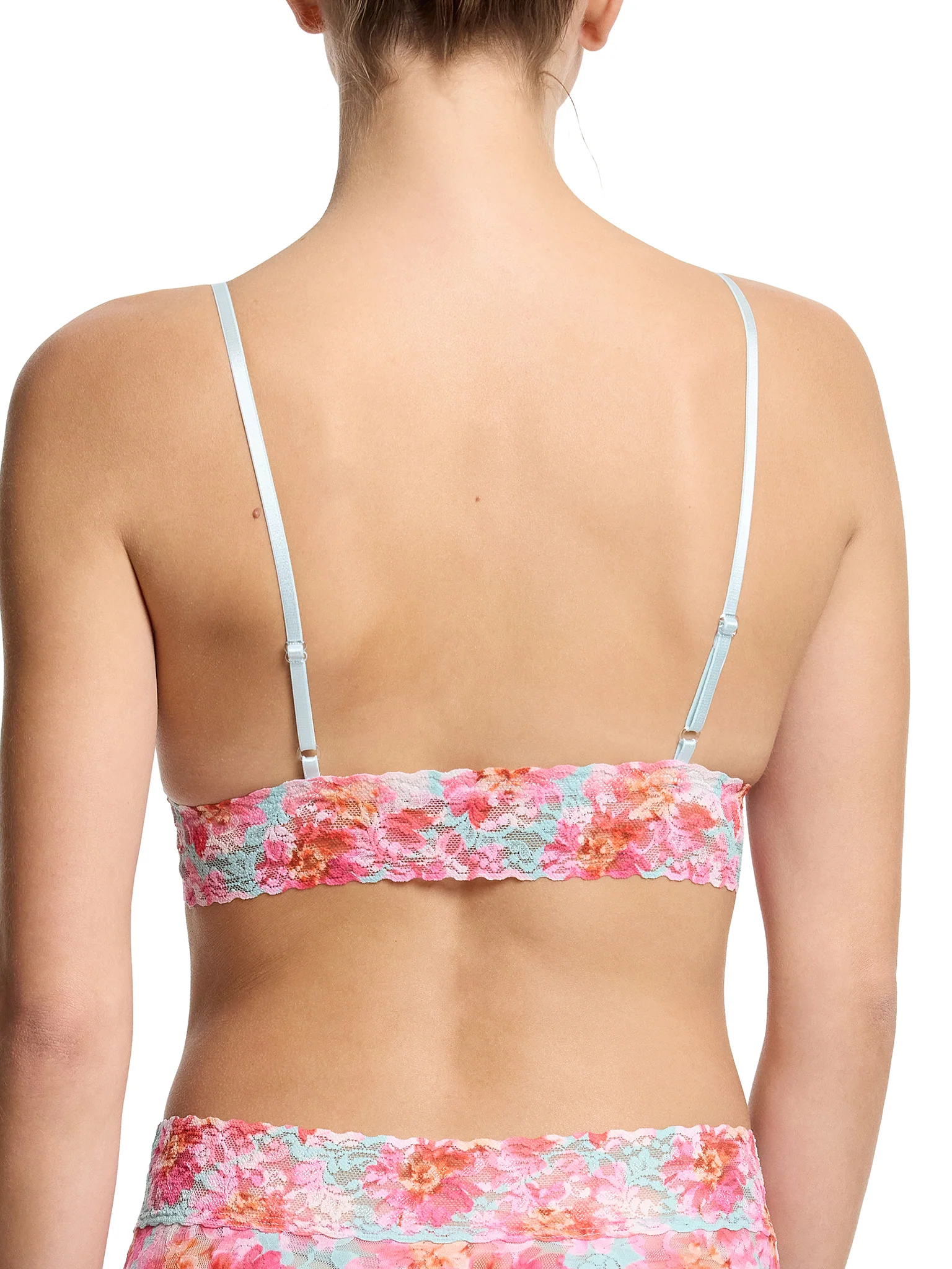 Printed Signature Lace® Padded Triangle Bralette First Bloom Sale - Image 3