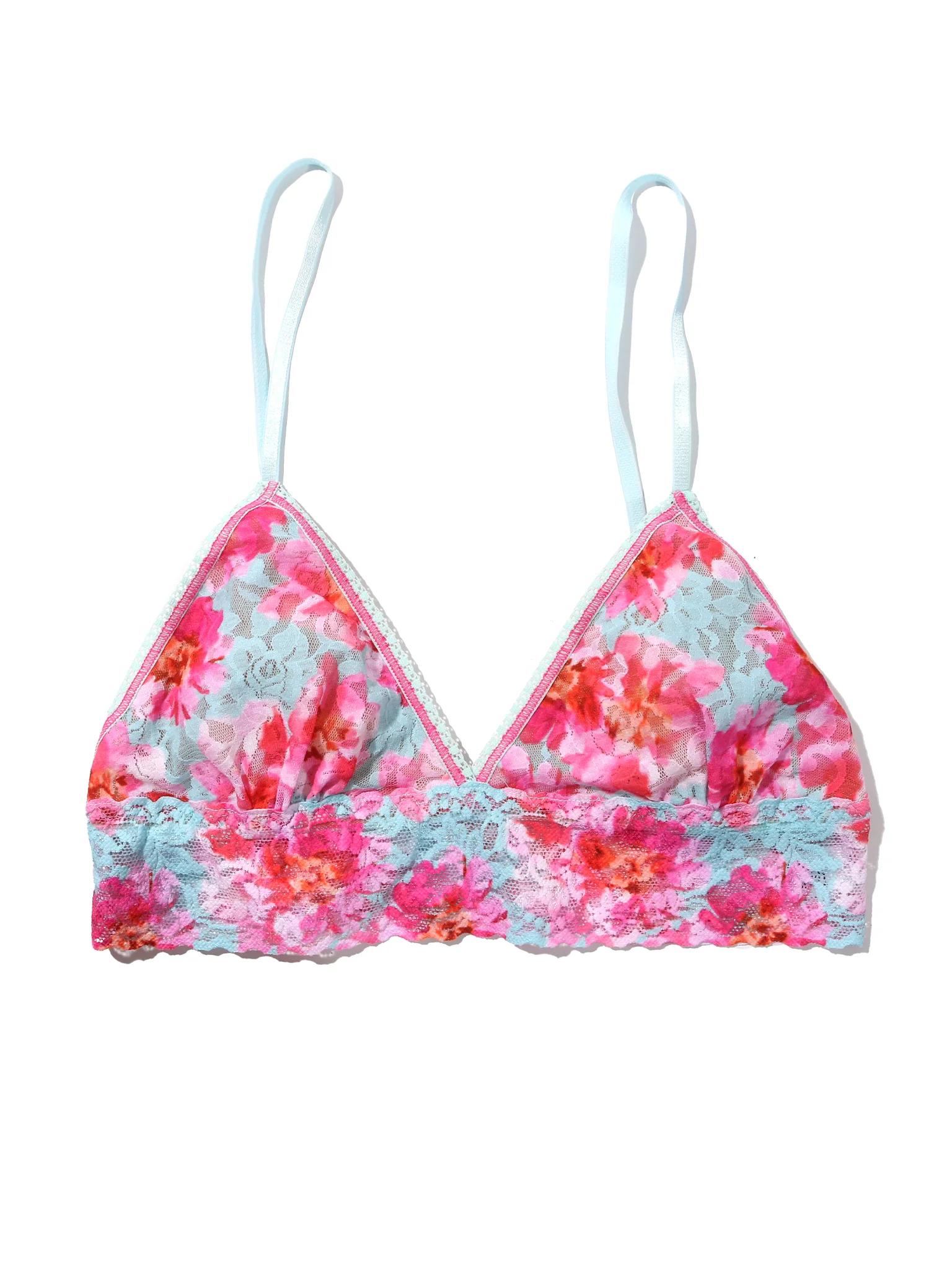 Printed Signature Lace® Padded Triangle Bralette First Bloom Sale - Image 5