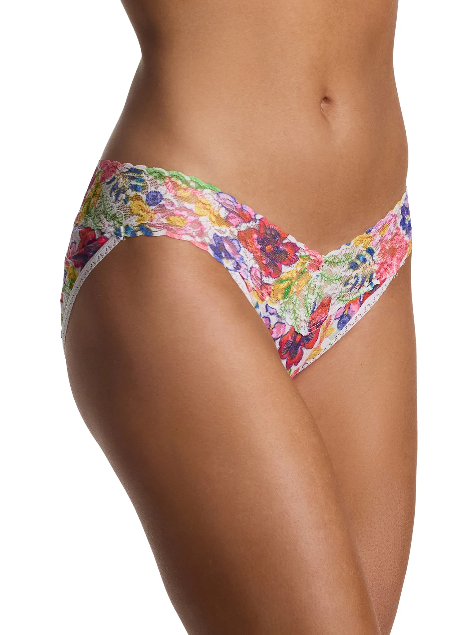 Printed Signature Lace® V-Kini Adorned Floral Print Sale - Image 3