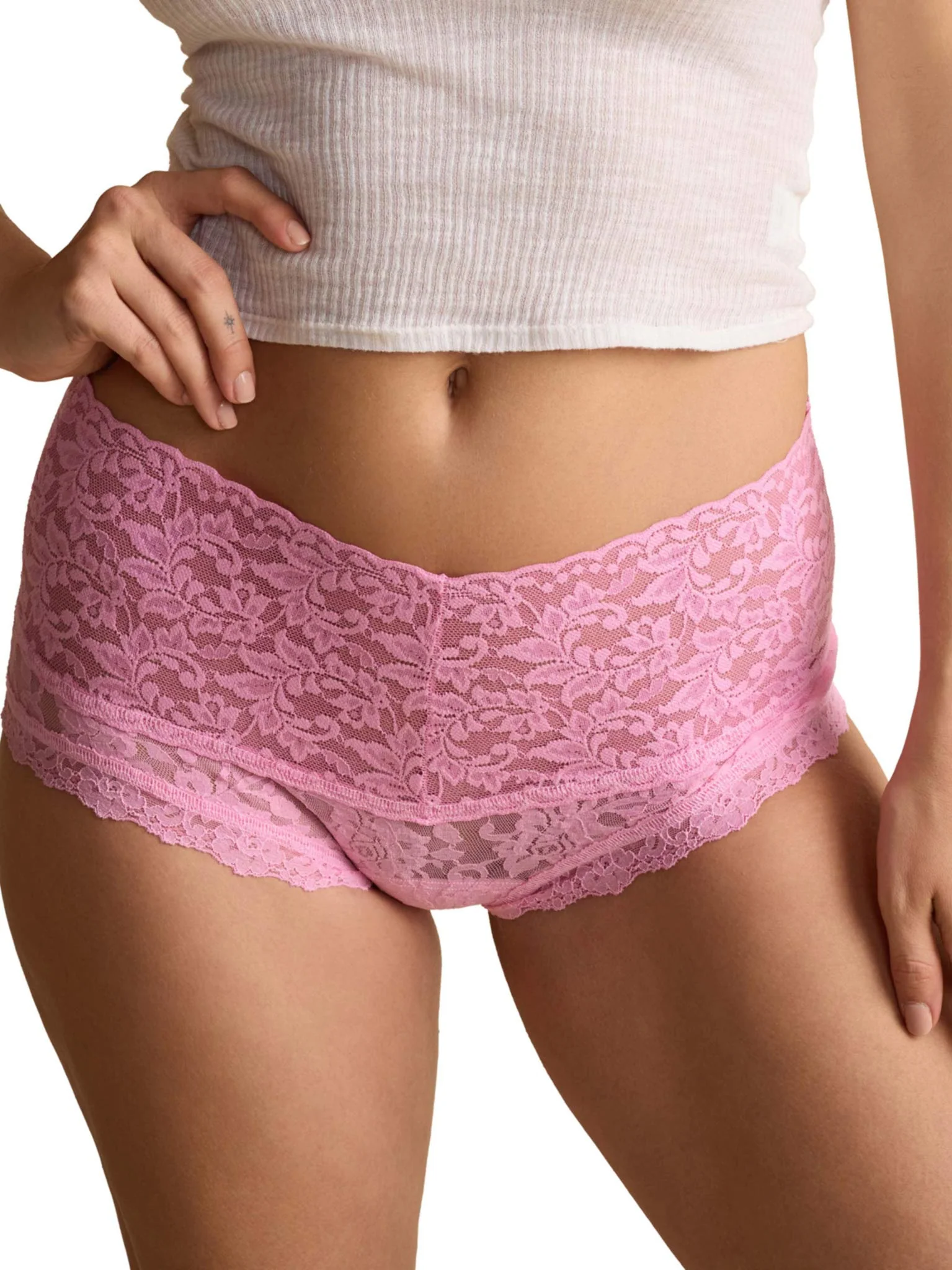 Retro Boyshort Strawberry Lemonade Pink