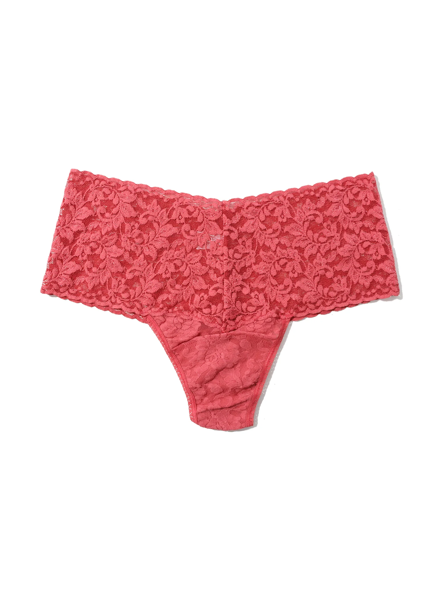 Retro Lace Thong Naples Red Sale - Image 4
