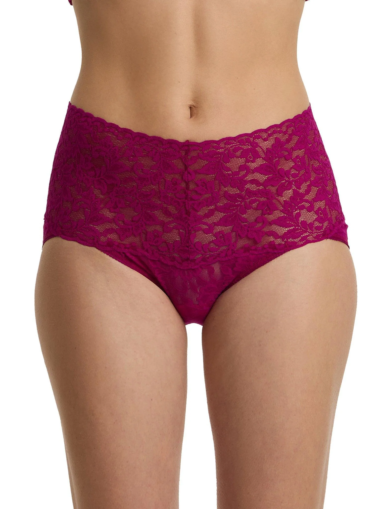 Retro Lace V-Kini From The Vine Red Sale