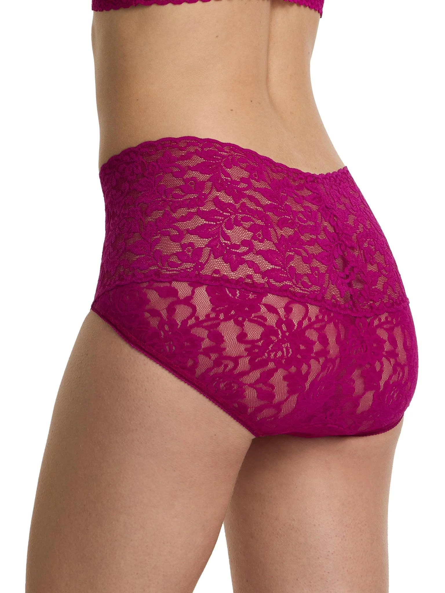 Retro Lace V-Kini From The Vine Red Sale - Image 4