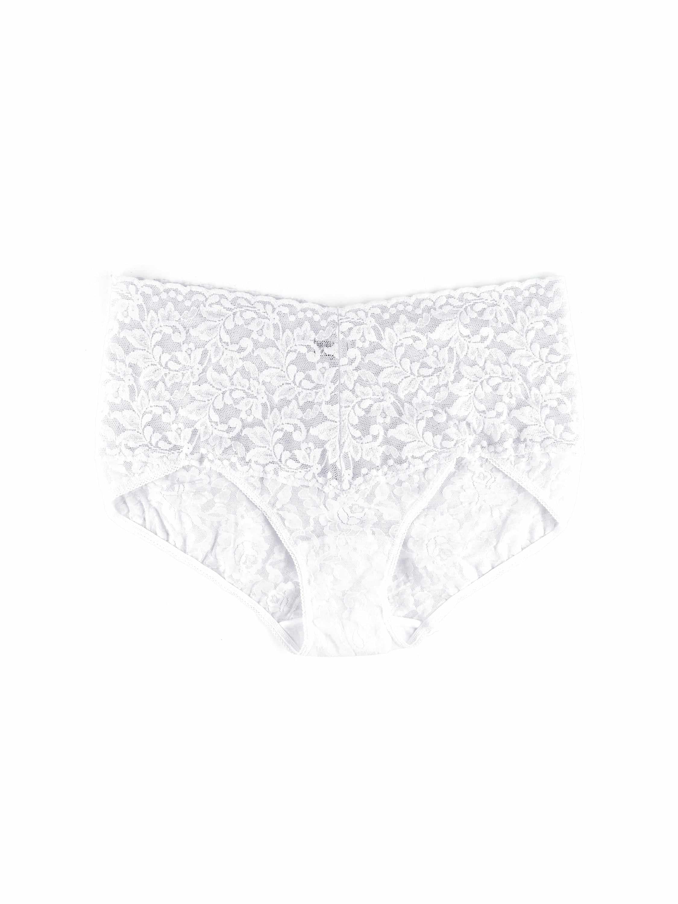 Retro Lace V-Kini White - Image 3