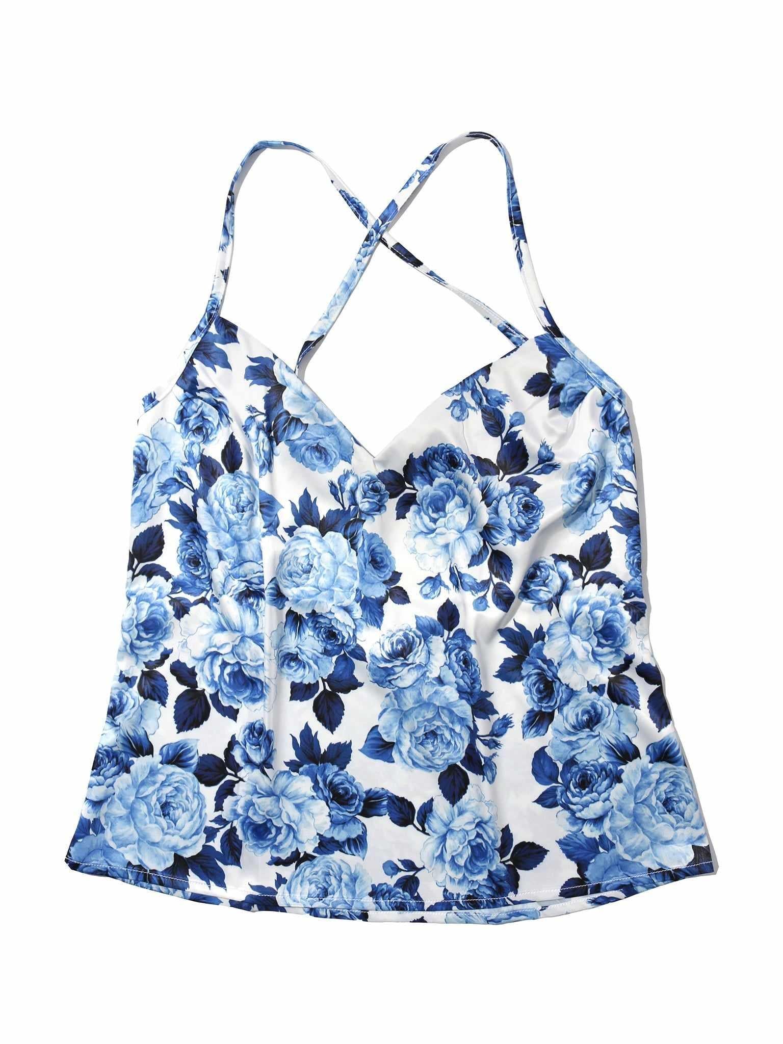 Satin Sleep Cami Deja Blue Sale - Image 4