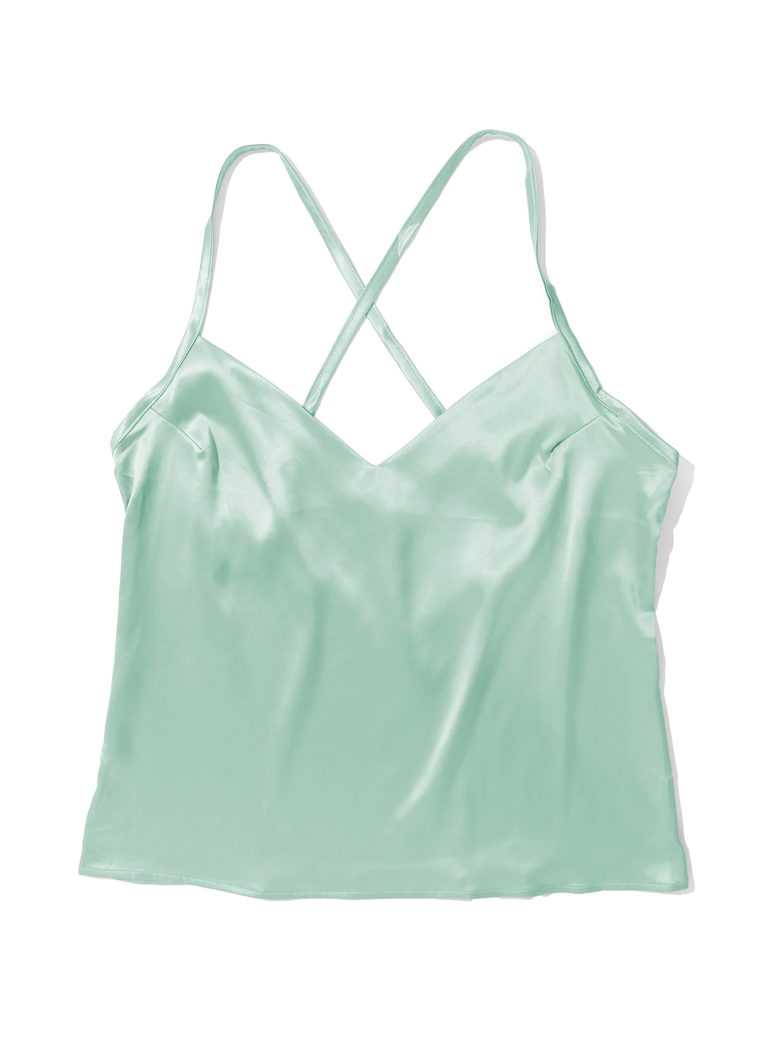 Satin Sleep Cami Green Tea Sale - Image 4