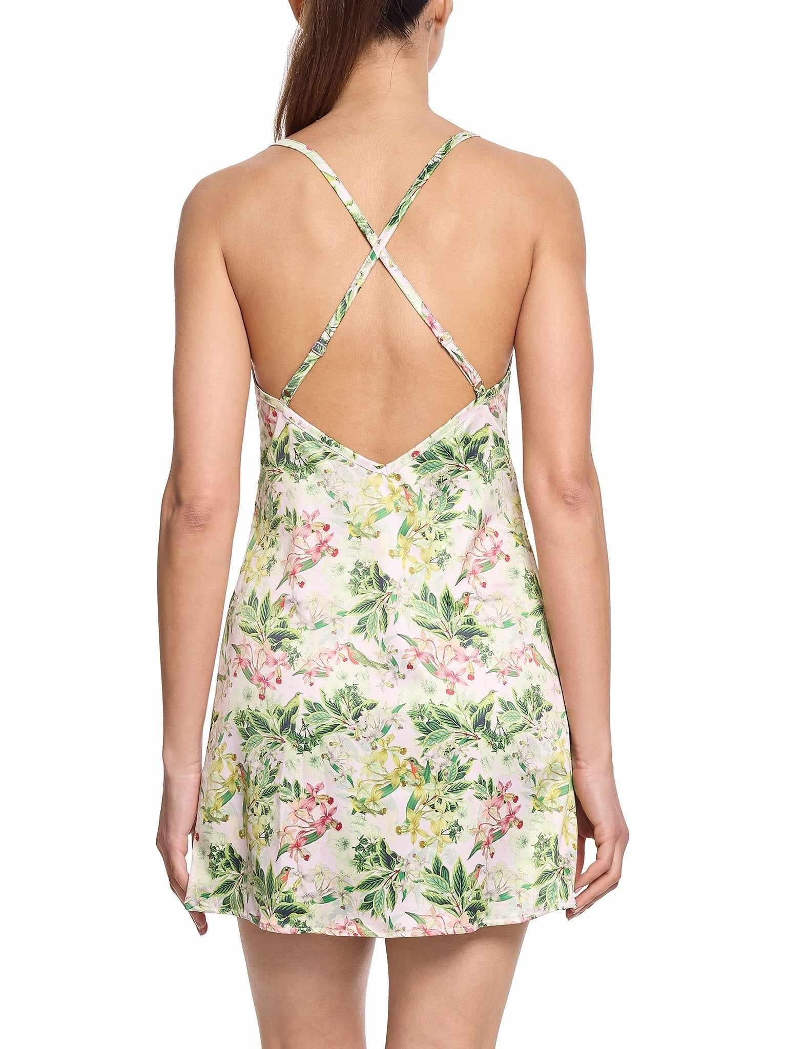 Satin Sleep Chemise French Garden Sale - Image 2